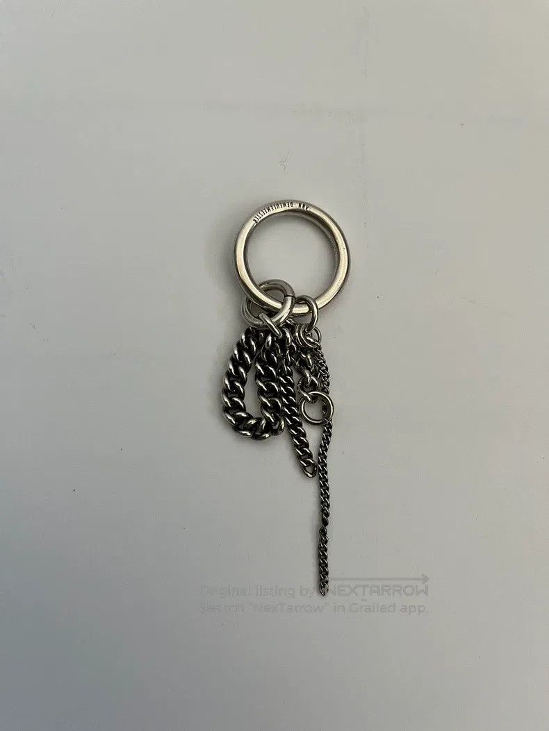Ann Demeulemeester ANN DEMEULEMEESTER Silver chain ring Size ONE SIZE - 4 Thumbnail