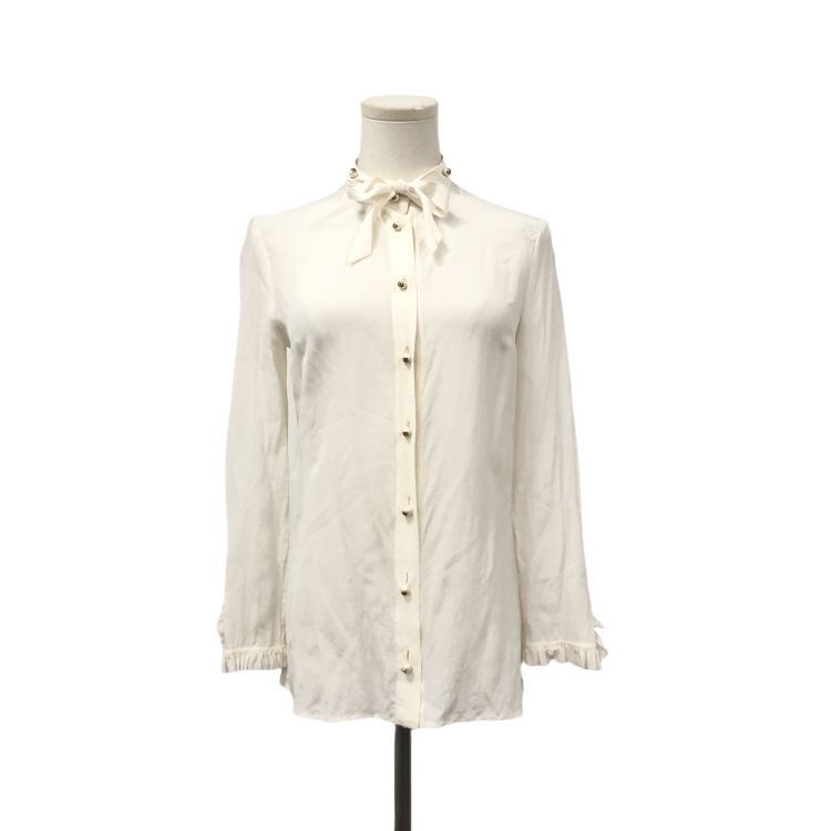 Gucci Gucci Silk Pearl Button Shirt Size 38 Size XS / US 0-2 / IT 36-38 - 1 Thumbnail