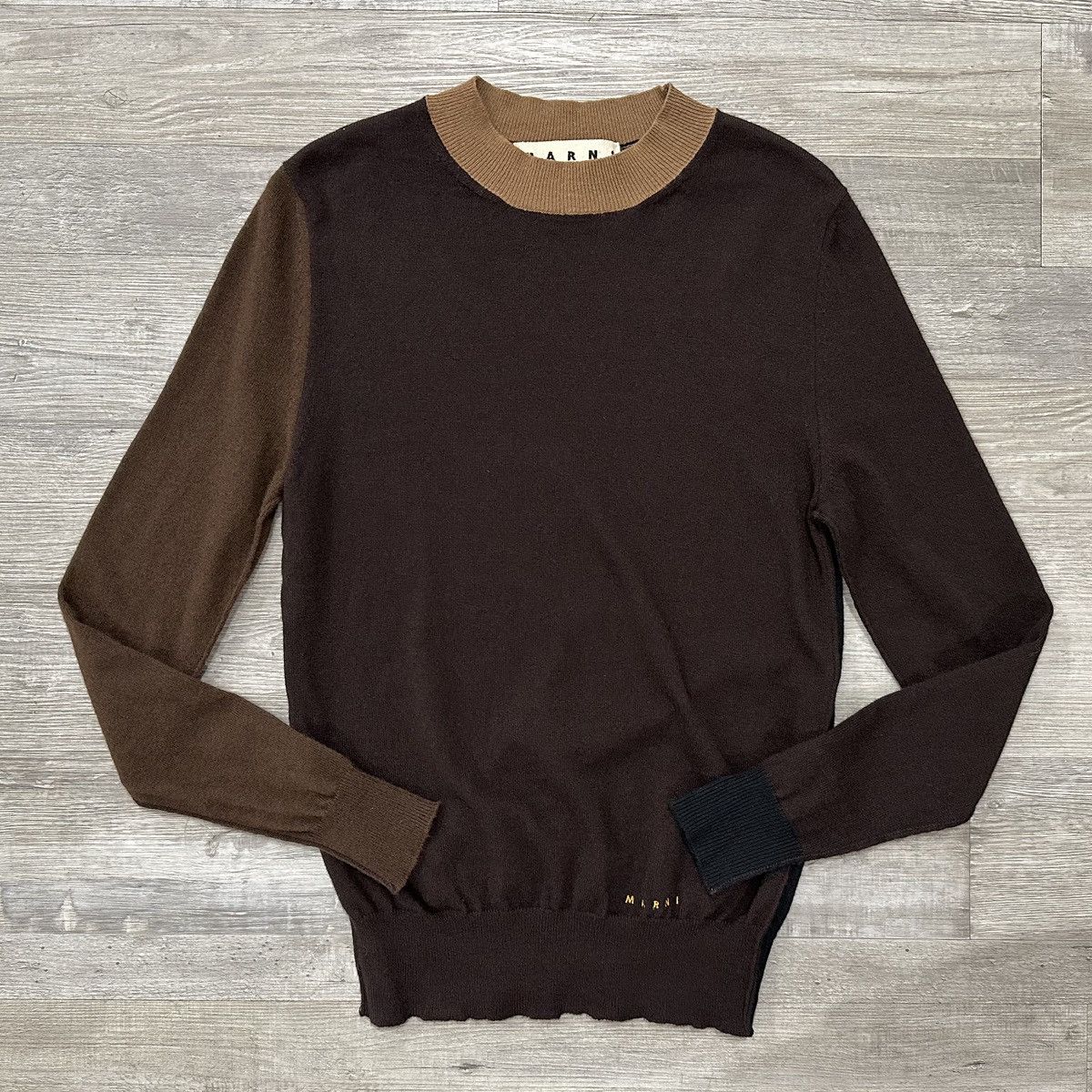 Marni MARNI COLOR BLOCK SWEATER SIZE 44 IT Size US S / EU 44-46 / 1 - 1 Thumbnail