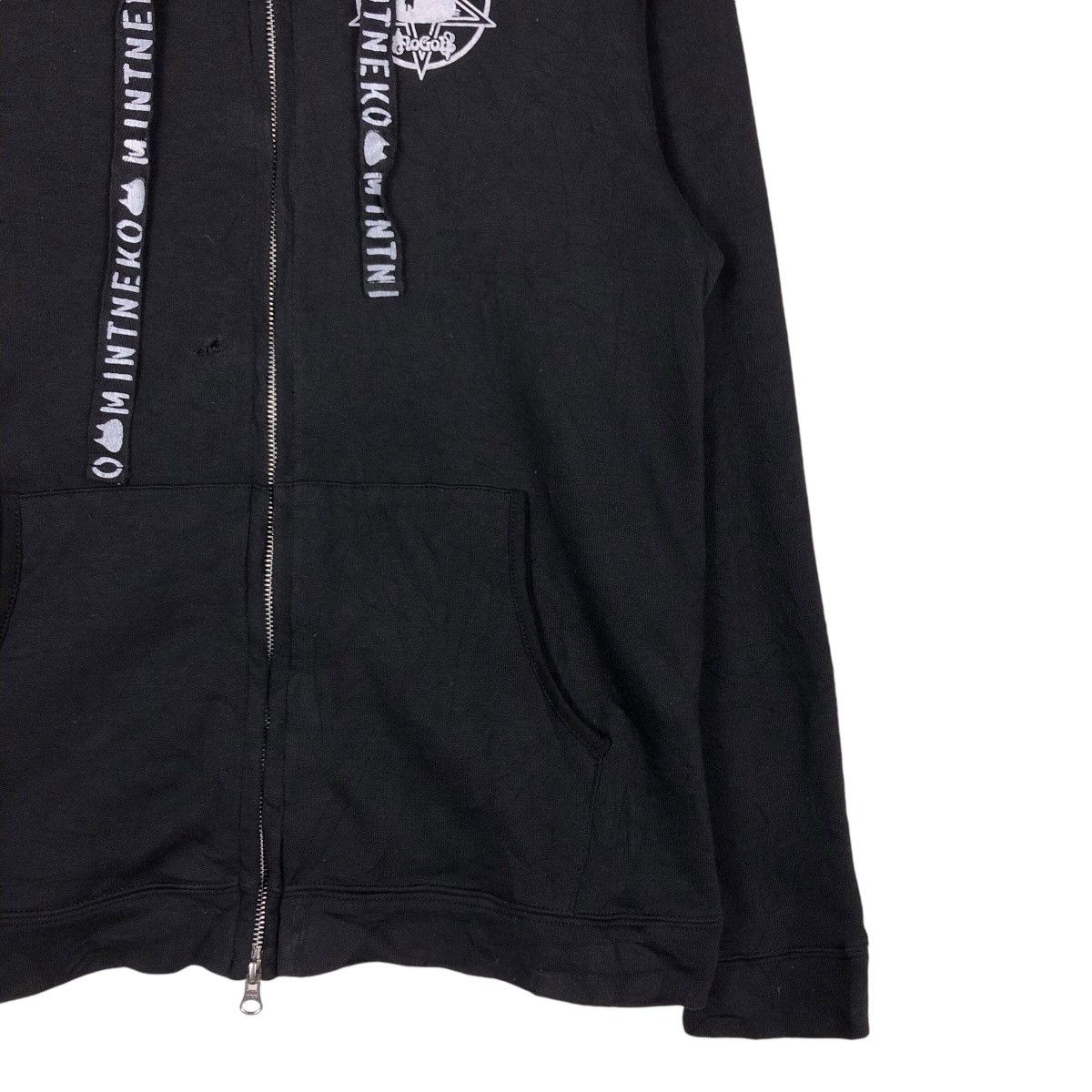 Cartoon Network × Japanese Brand 📌Hoodie Zipper Jacket Cartoon Mint Neko Big Logo Spell Out Size US M / EU 48-50 / 2 - 7 Thumbnail