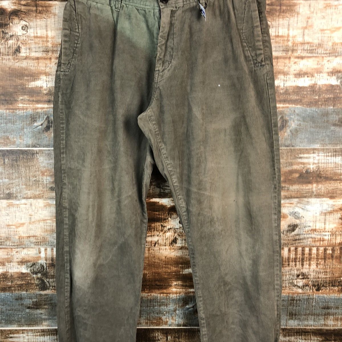Japanese Brand × Vintage Shark Park Green faded vintage Casual Pants #A2447 Size US 31 - 5 Thumbnail