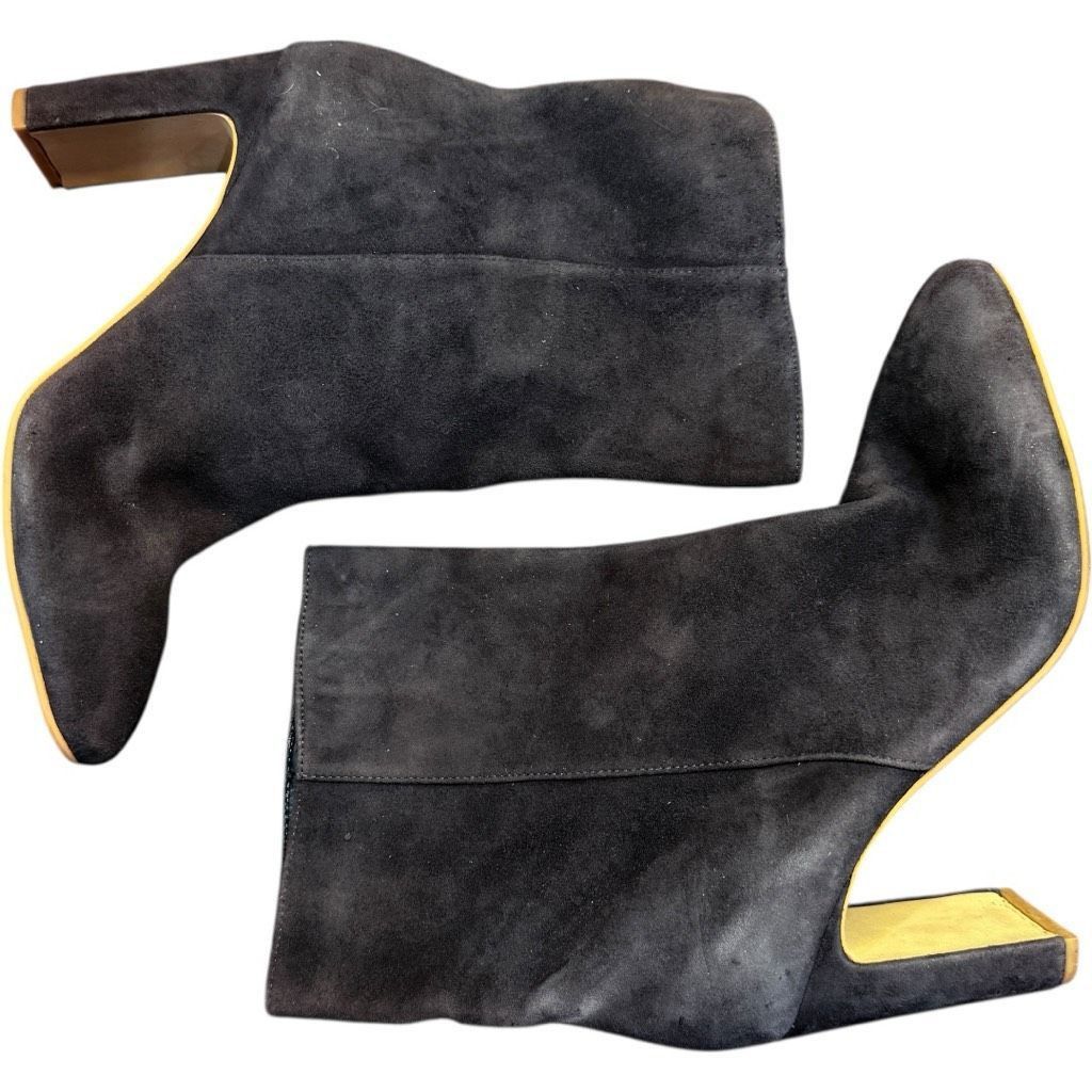 Dolce Vita DOLCE VITA Boots Dolce Vita Gray Grey Mid Calf High Heel Ank Size US 9.5 / IT 39.5 - 4 Thumbnail