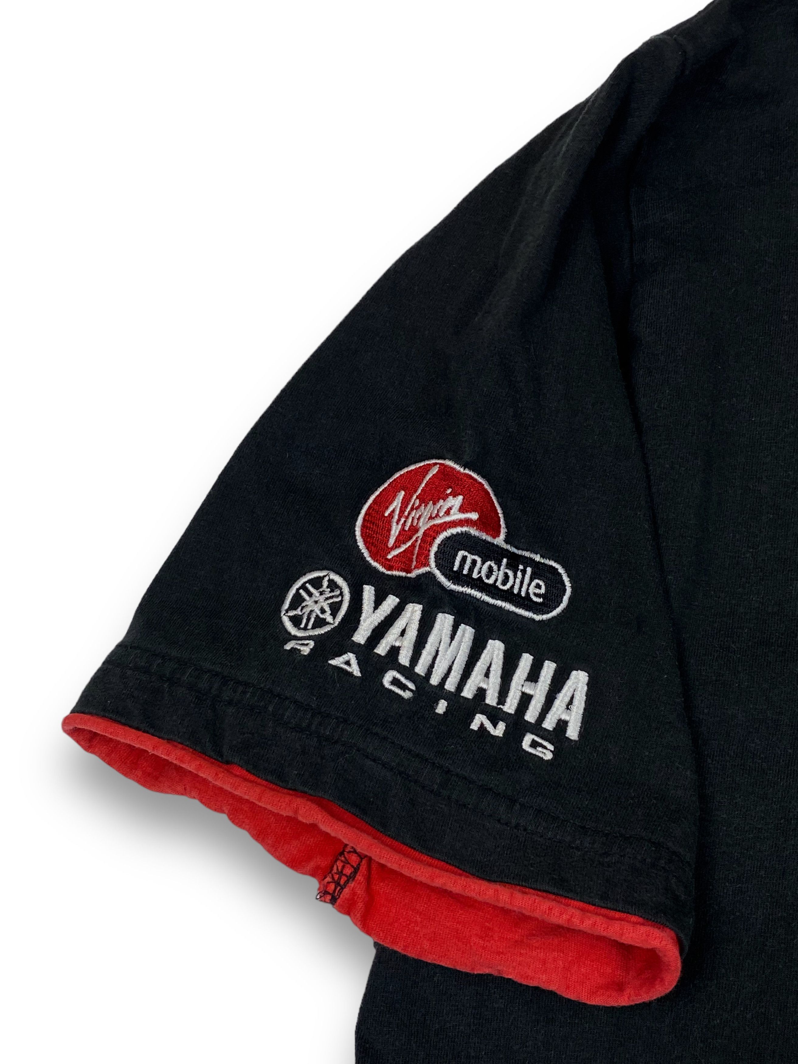 Yamaha Vintage YAMAHA Black Many Logos Polo Shirt Y2k M698 Size US L / EU 52-54 / 3 - 6 Thumbnail