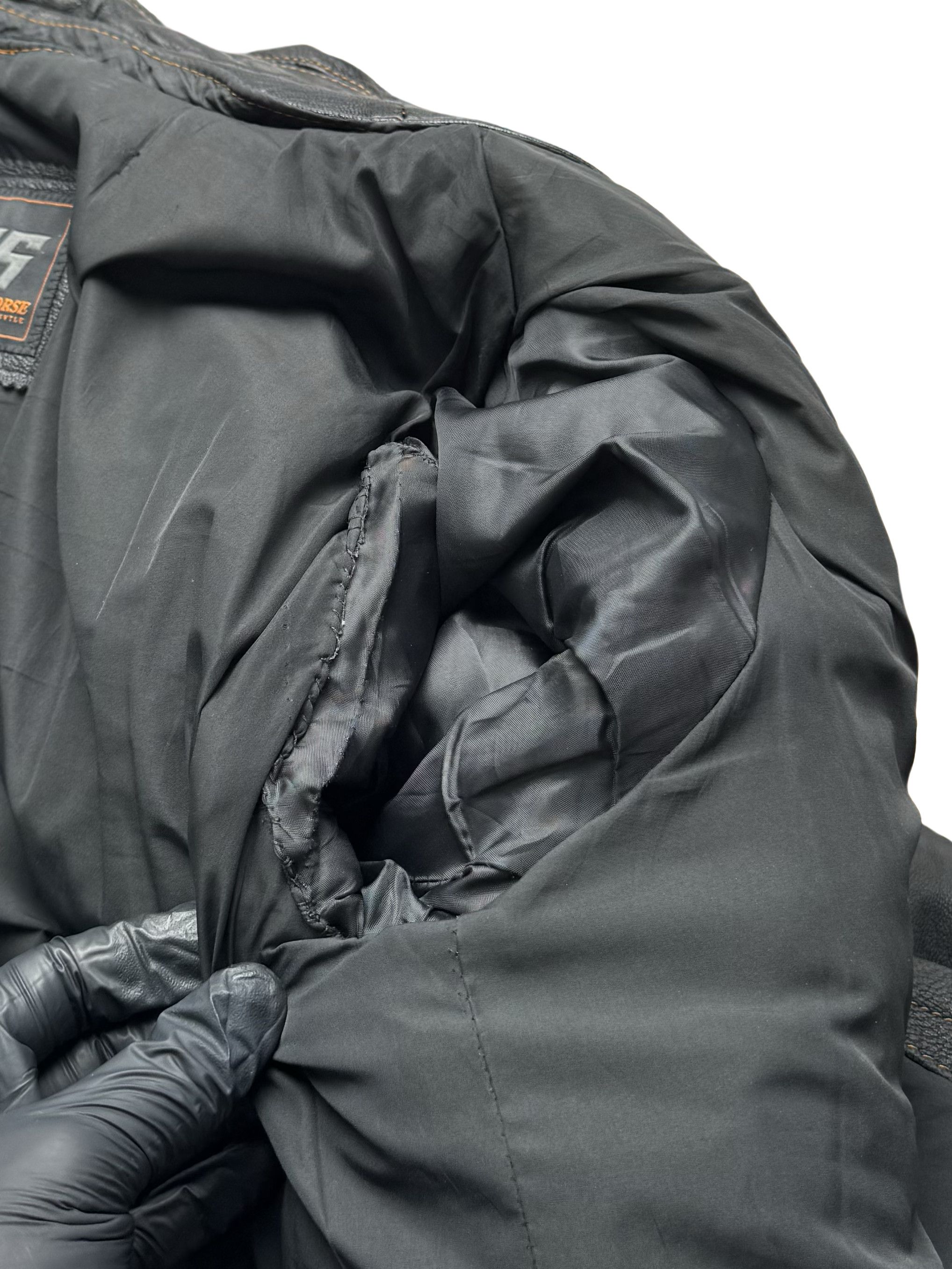 Genuine Leather Leather Jacket From The 90's (V131) Size US XL / EU 56 / 4 - 14 Thumbnail
