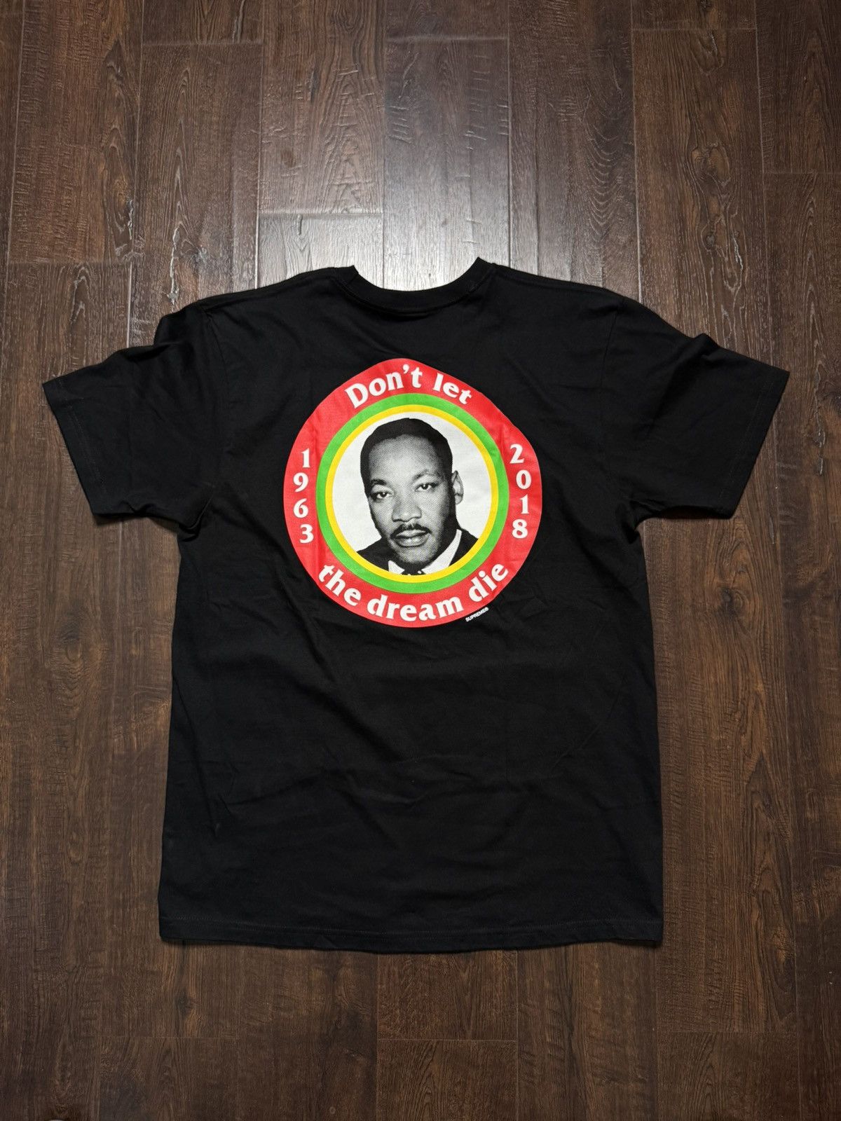 Supreme Supreme MLK Dream Tee Black New Large Fast Shipping Size US L / EU 52-54 / 3 - 4 Thumbnail