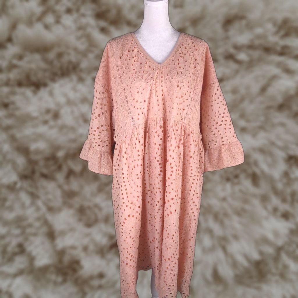 roolee embroidered dress SALT Rosalind Embroidered Tulle Dress main image 1