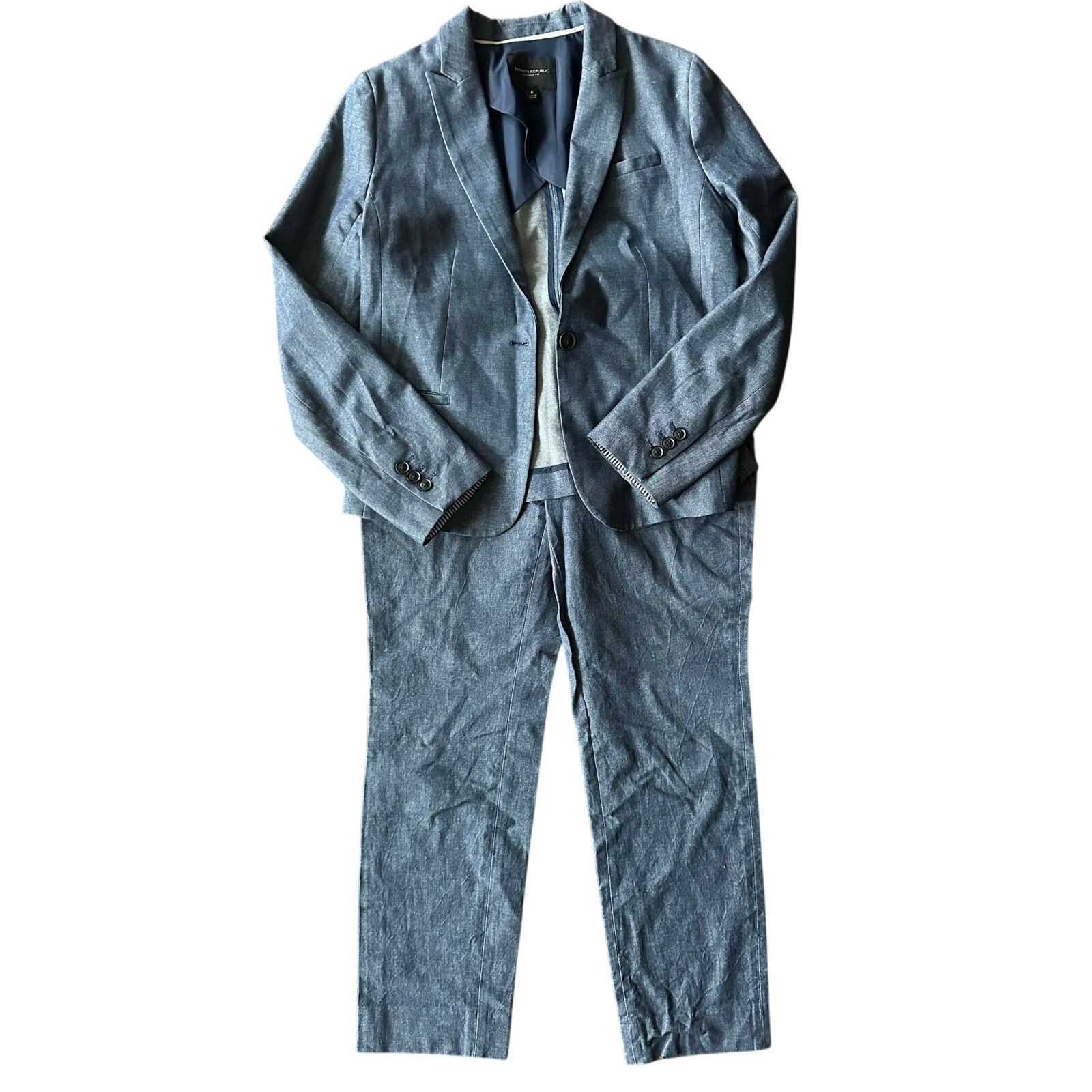 Banana Republic Banana Republic classic fit sloan pant suit size 6 Size 28" / US 6 / IT 42 - 1 Thumbnail