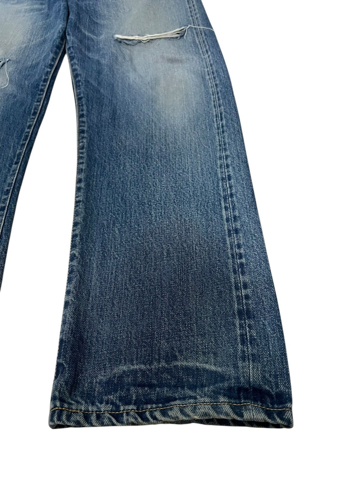 Blue Blue Japan Blue Blue Japan Distress Selvedge Jean Size US 32 / EU 48 - 5 Thumbnail