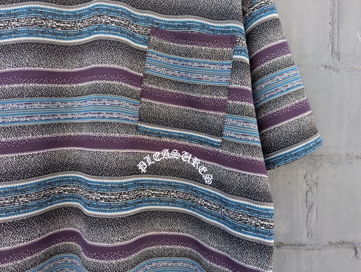 Pleasures PLEASURES Stripe Pocket Tee Heavy Multicolor Size US L / EU 52-54 / 3 - 4 Thumbnail