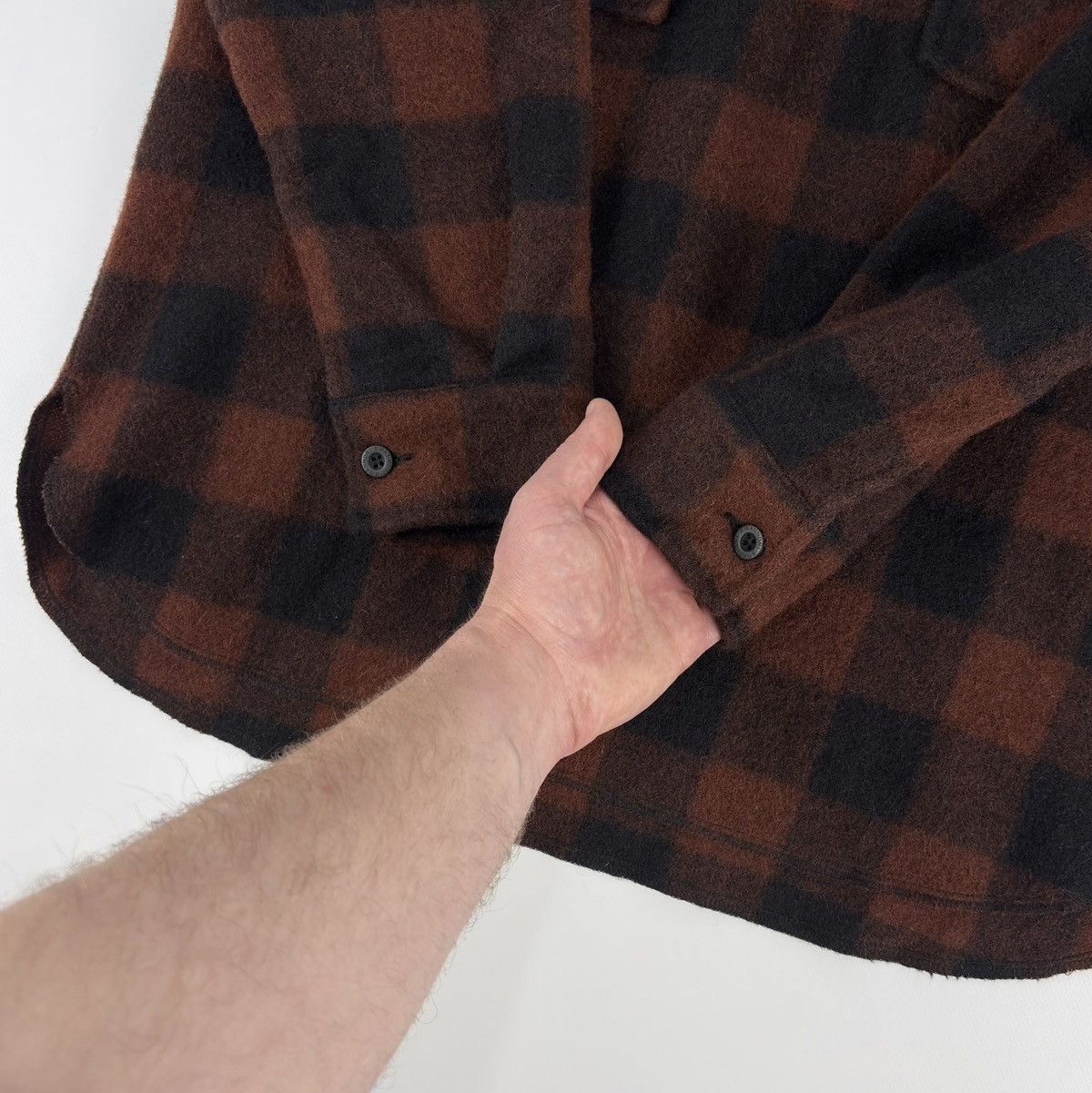 New Zealand Outback Swanndri Ranger Wool Zip Bush shirt Flannel Size US L / EU 52-54 / 3 - 8 Thumbnail