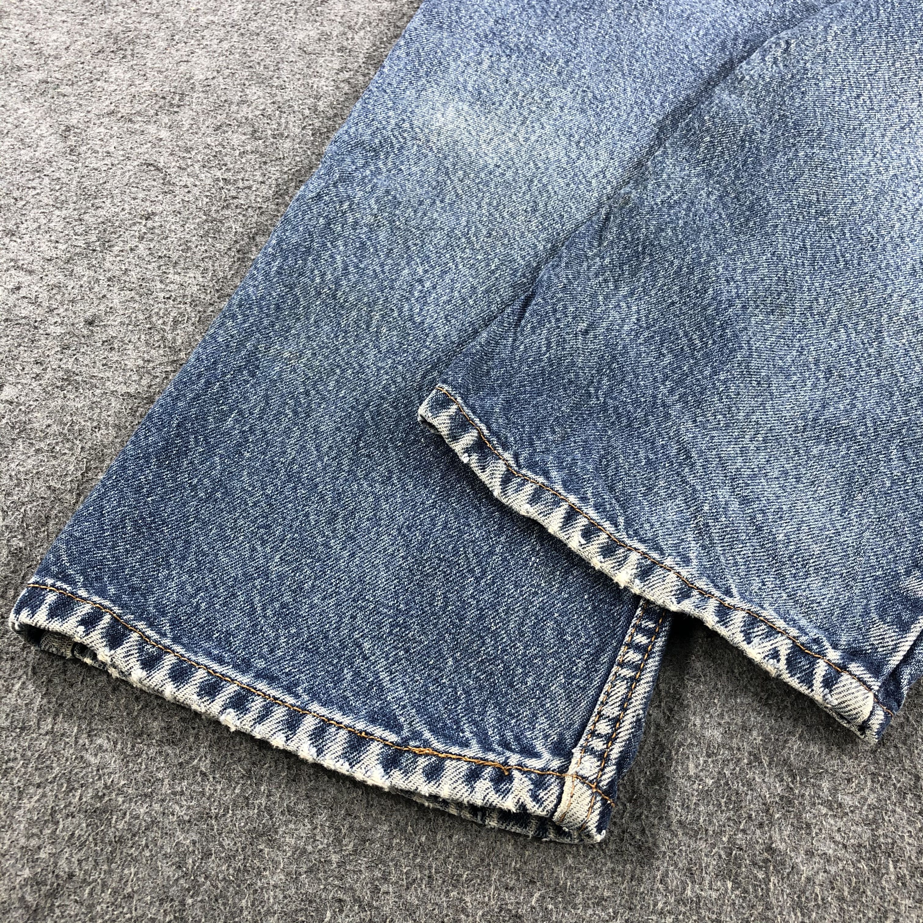 Levi's Vintage Blue Wash Levis 505 Jeans-J2049 Size US 35 - 6 Thumbnail