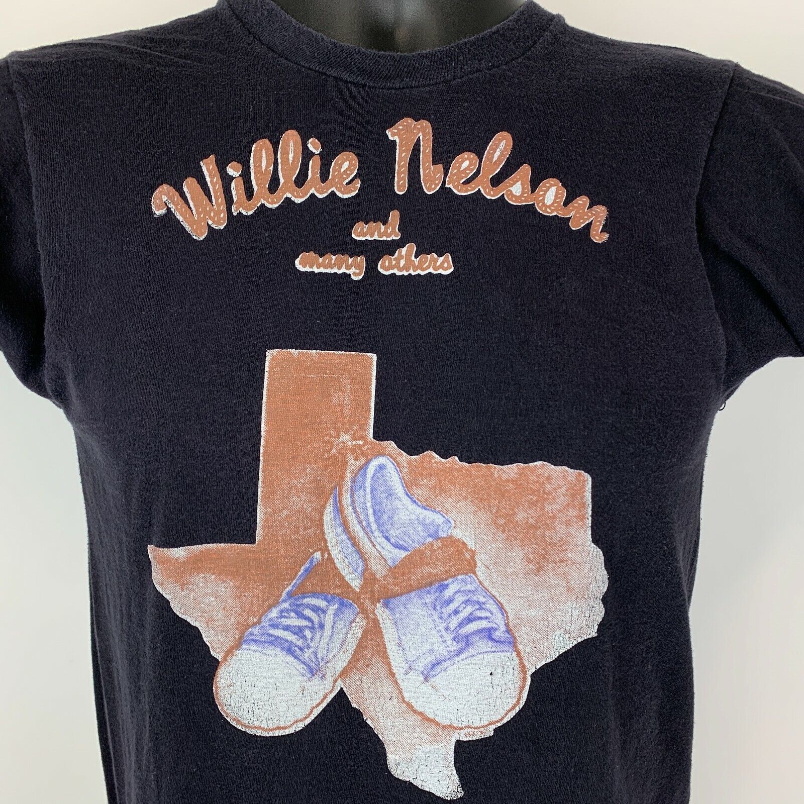 Vintage Willie Nelson Lone Star Beer Vintage 70s T Shirt Small 1974 Size US S / EU 44-46 / 1 - 5 Thumbnail