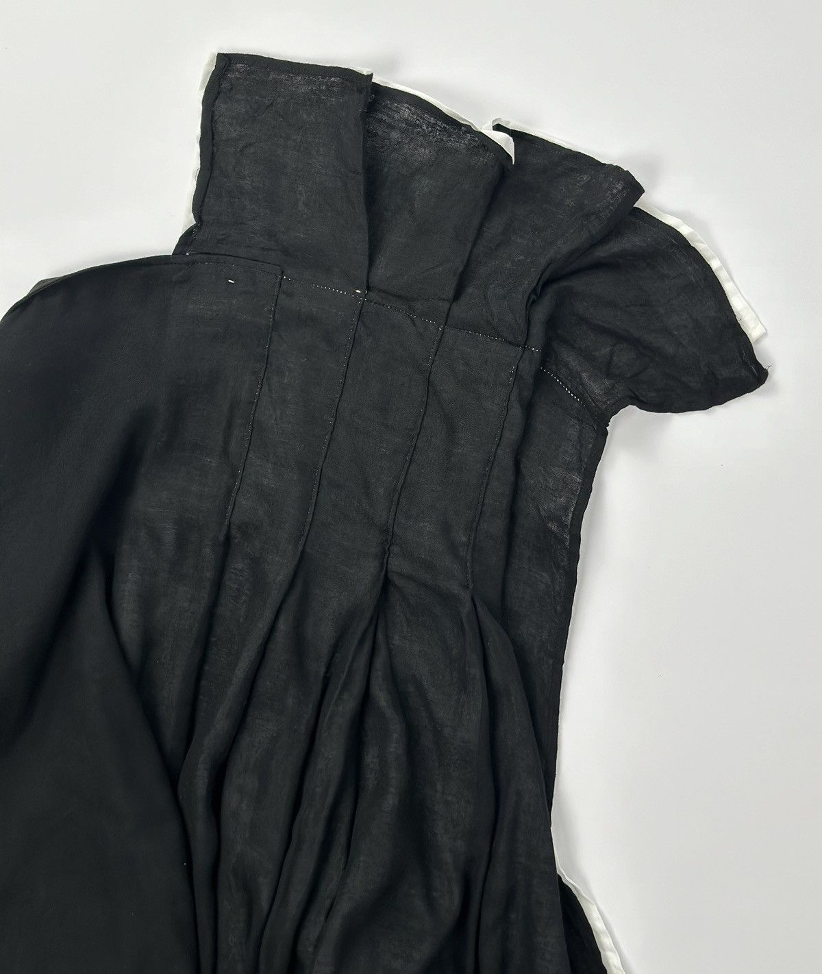 Yohji Yamamoto Yohji Yamamoto S/S Left Side Double Layered Maxi-Skirt Size 29" - 9 Thumbnail