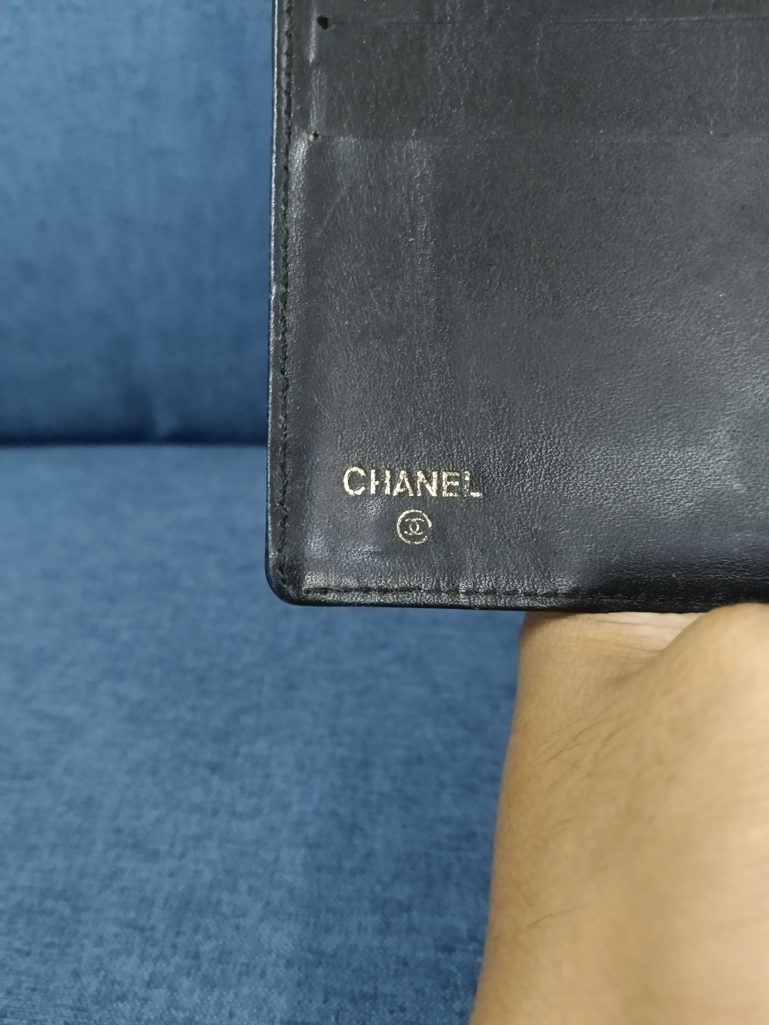 Chanel VINTAGE 90s CHANEL CC CAVIER LEATHER WALLET Size ONE SIZE - 9 Thumbnail