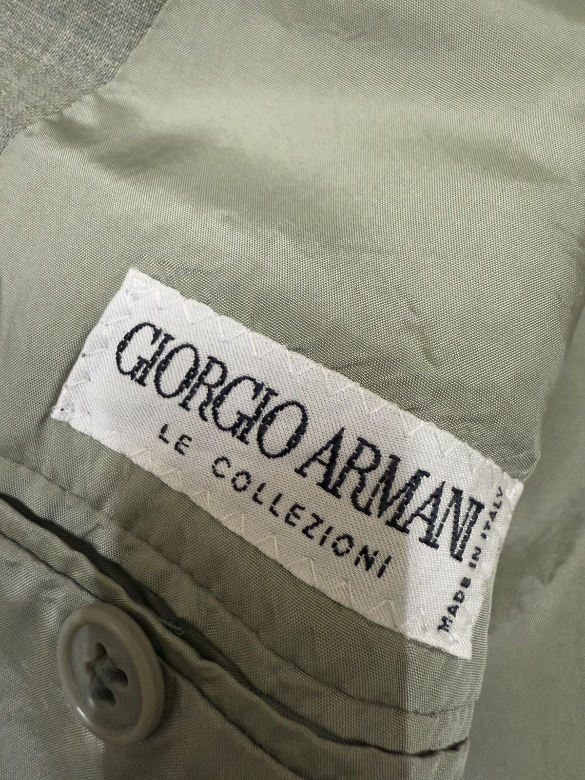 Giorgio Armani Giorgio Armani Le Collezioni Linen Balzers Size 42S - 8 Thumbnail