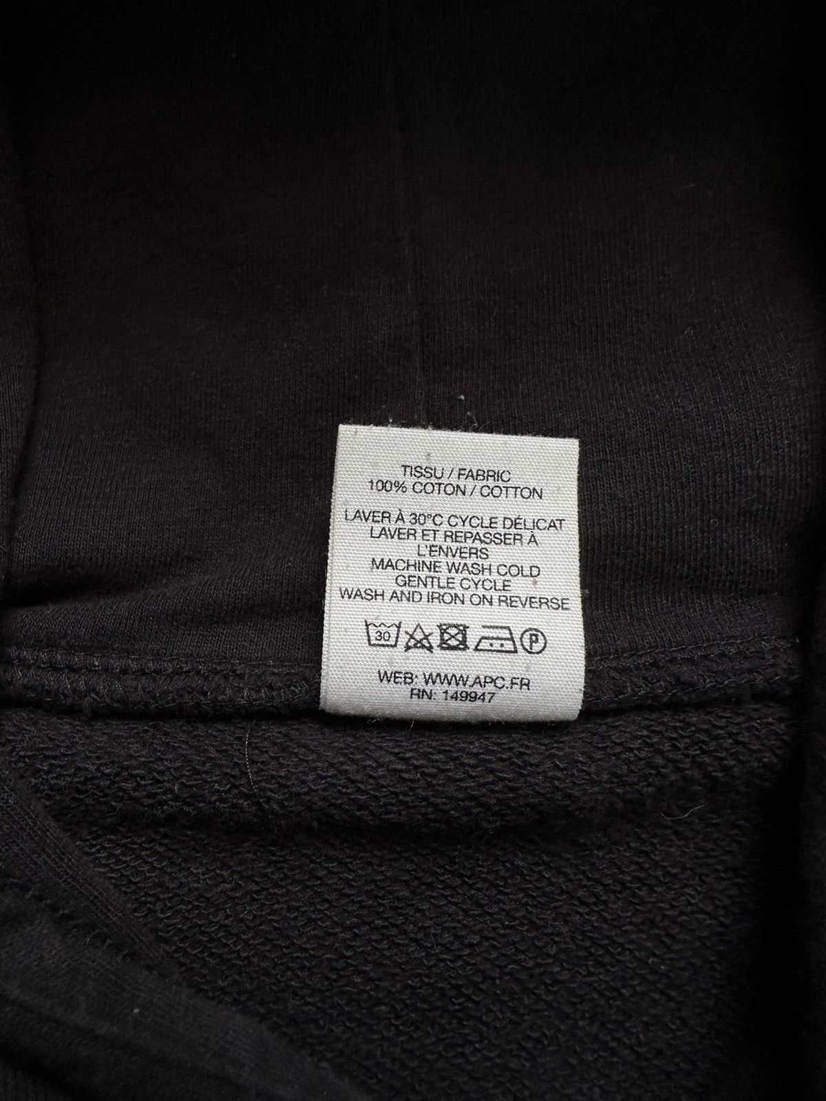 A.P.C. Hoodie A.P.C diner boxy fit Size US M / EU 48-50 / 2 - 6 Thumbnail