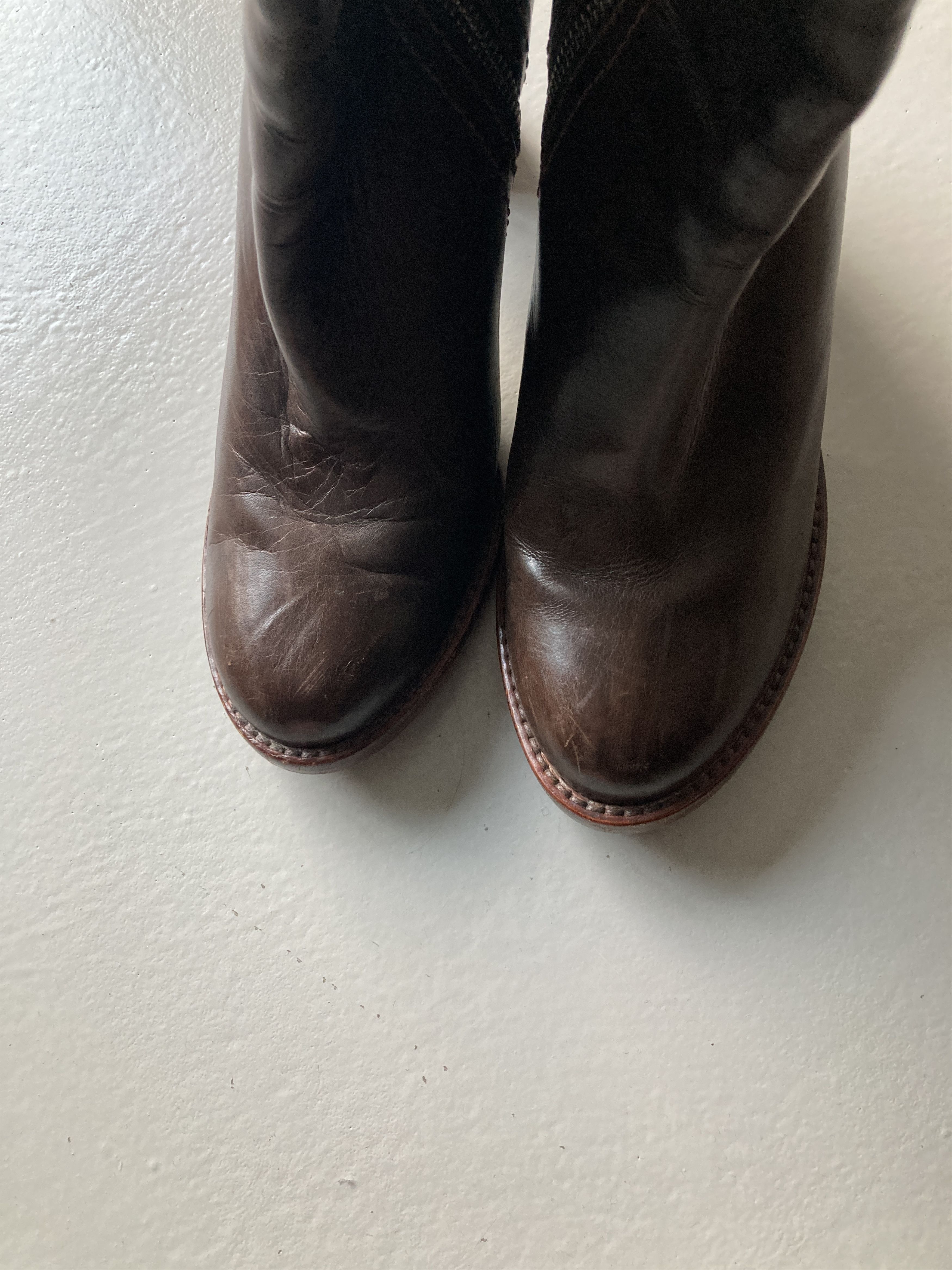 Veronique Branquinho Brown Leather Boots Size US 9.5 / IT 39.5 - 4 Thumbnail