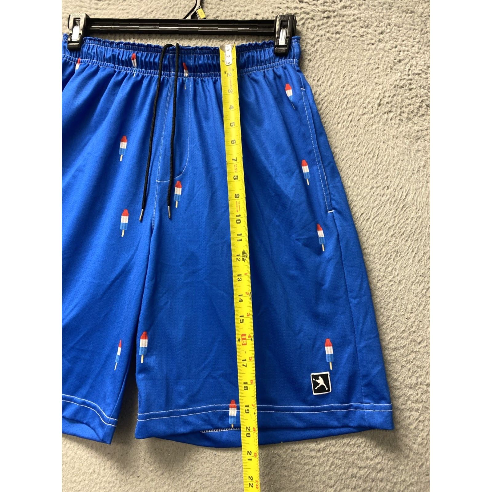Vintage Lacross Polo Club Trunk Short Men M Blue Popsicle Print Swim 121-46 Size US M / EU 48-50 / 2 - 5 Thumbnail