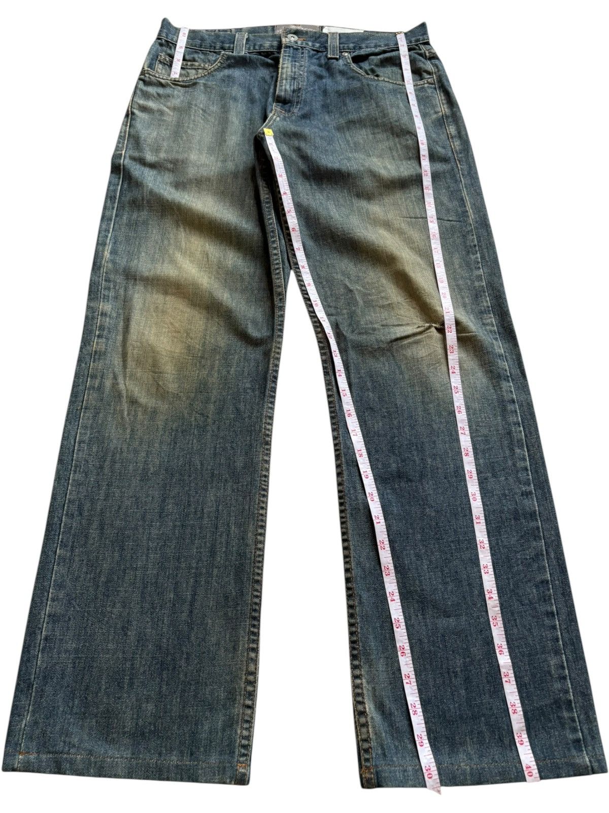 Stussy Vintage Stüssy Mud Wash Distressed Loose Baggy Jeans Size US 33 - 16 Thumbnail