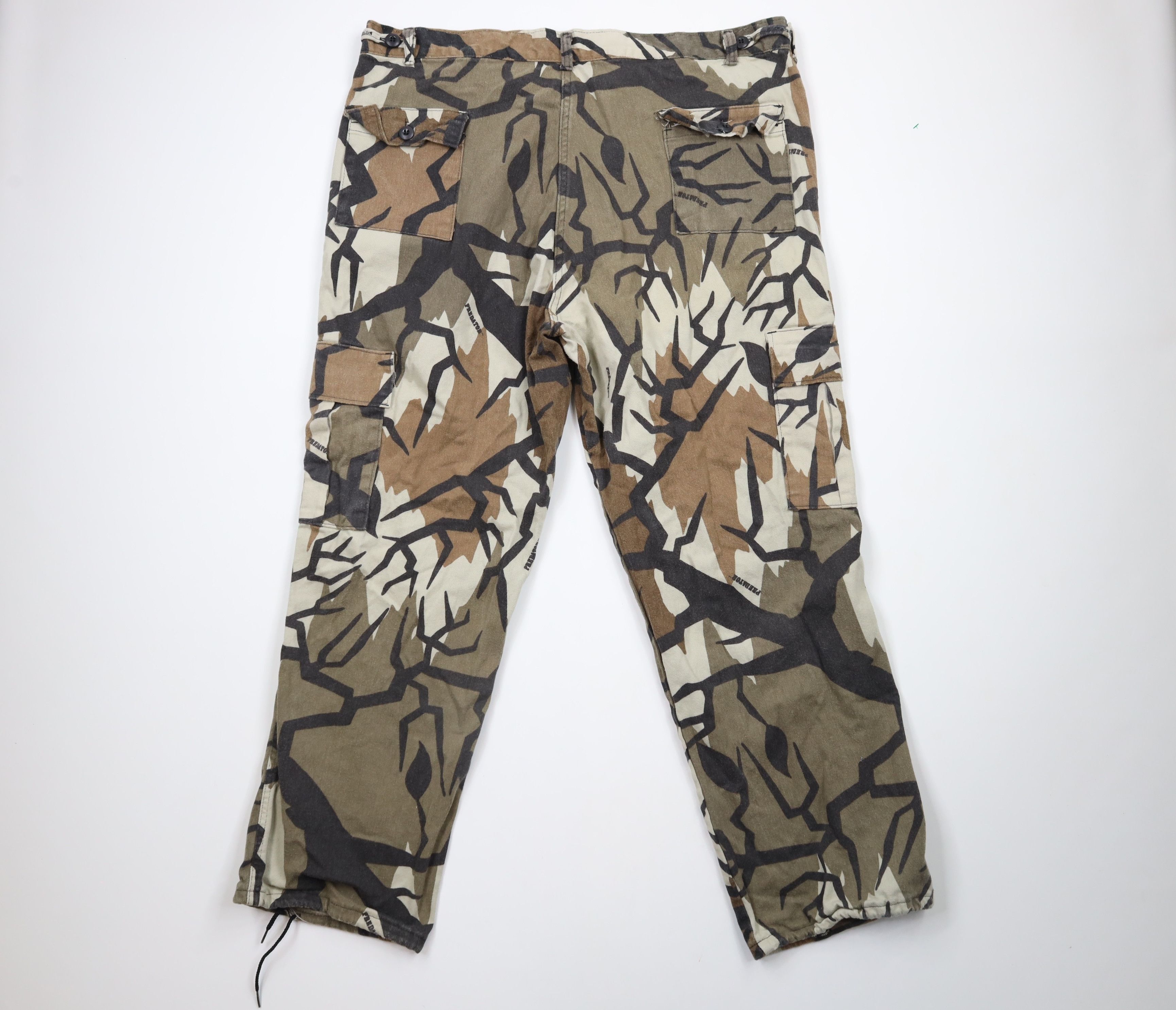 Vintage Vintage 90s Streetwear Camouflage Wide Leg Cargo Pants USA Size US 40 / EU 56 - 10 Thumbnail
