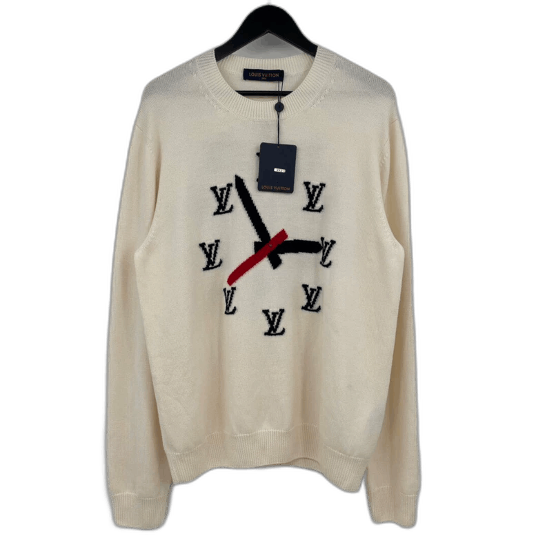 Louis Vuitton Louis Vuitton Clock Logo Knitted Sweater -2505 Size US XL / EU 56 / 4 - 1 Thumbnail