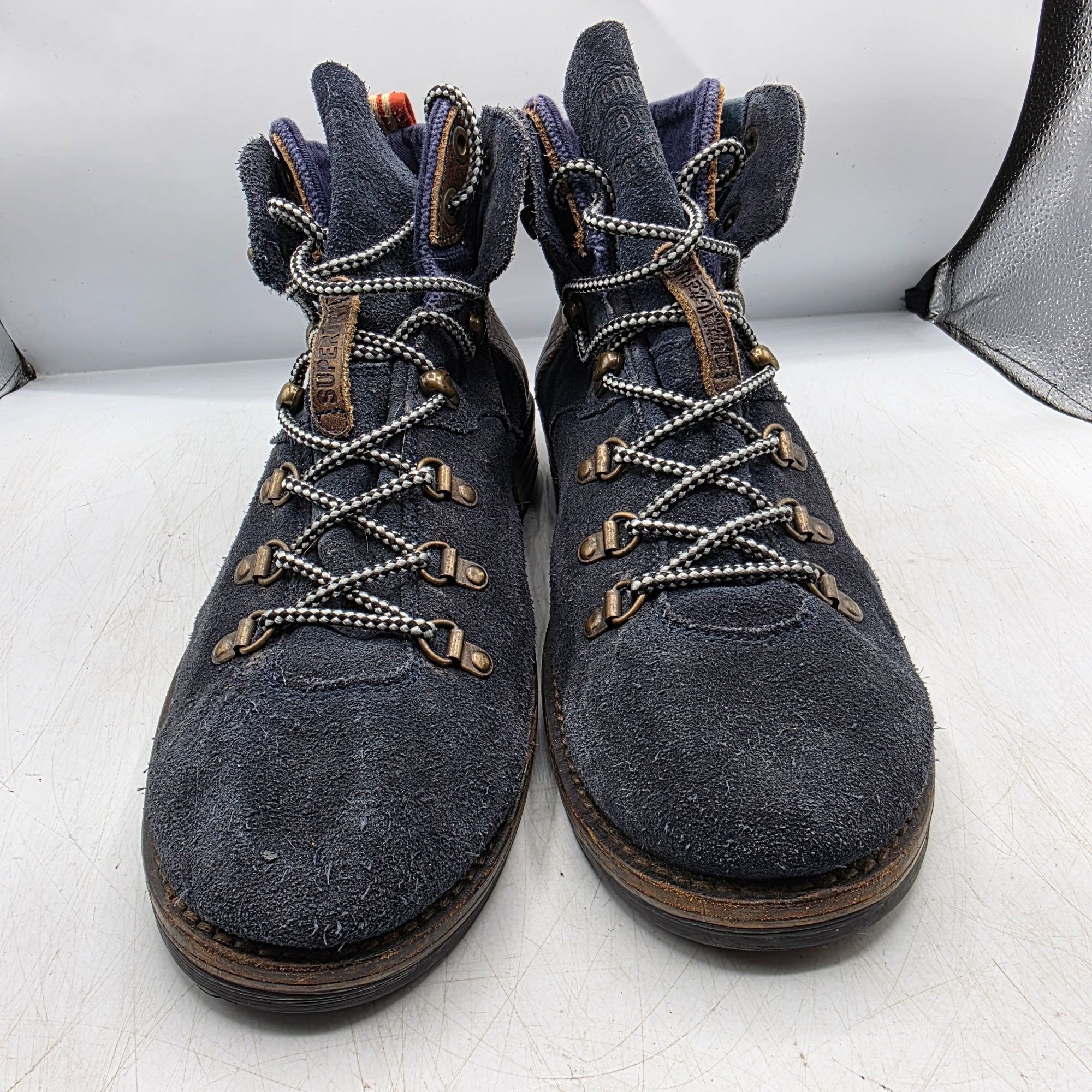 Superdry SuperDry Japan Mens 10 Blue Boots Walking Casual Outdoors Wo Size US 10 / EU 43 - 2 Thumbnail
