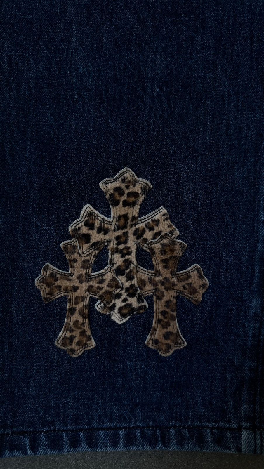 Chrome Hearts RARE!!Chrome Hearts Turbo Diesel Cross Patch Carpenter Jeans Size US 32 / EU 48 - 2 Thumbnail