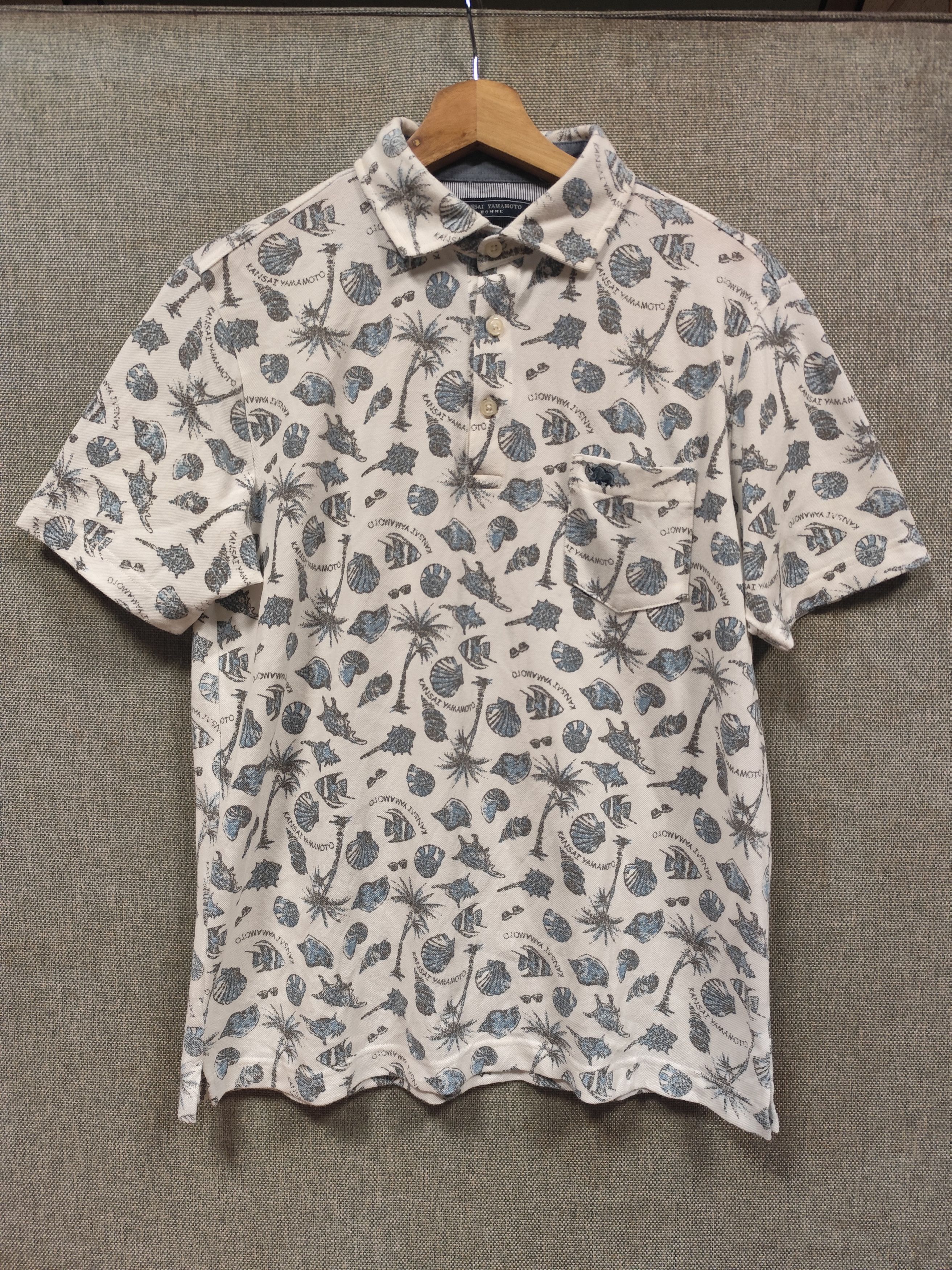 Designer × Japanese Brand × Kansai Yamamoto Kansai yamamoto polo shirt Size US M / EU 48-50 / 2 - 1 Thumbnail