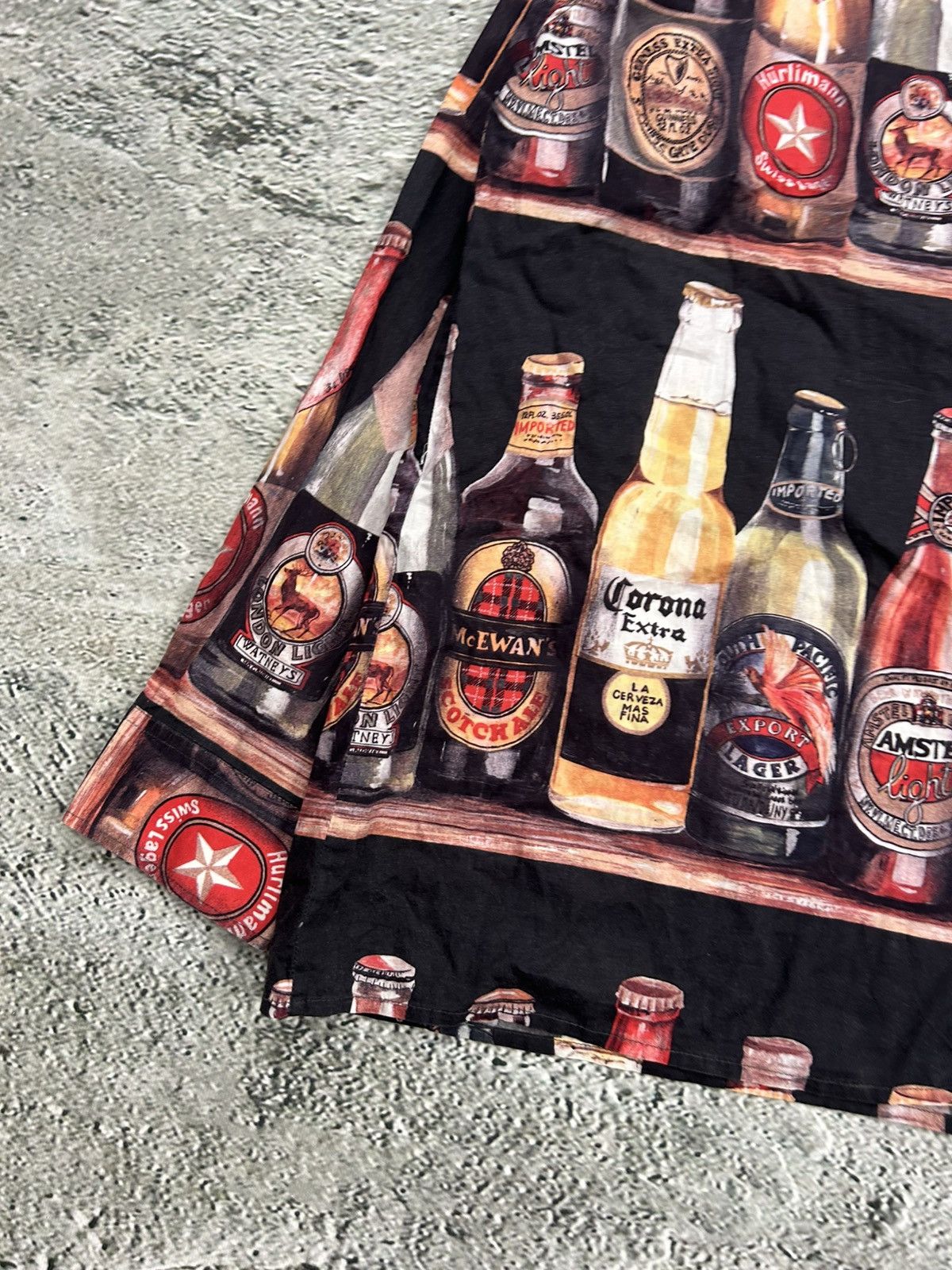 Angelo Litrico × Vintage Angelo Litrico Beer Shirt full print longsleeve button-up Size US XL / EU 56 / 4 - 4 Thumbnail