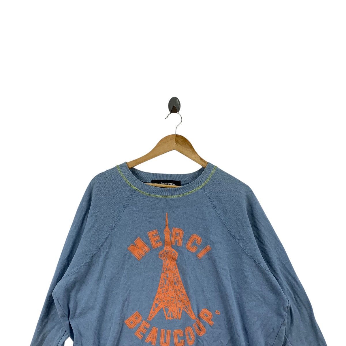 Tsumori Chisato TSUMORI CHISATO MERCIBEAUCOUP Ne-Net Tee Shirt Top Eiffel Size XL / US 12-14 / IT 48-50 - 2 Thumbnail