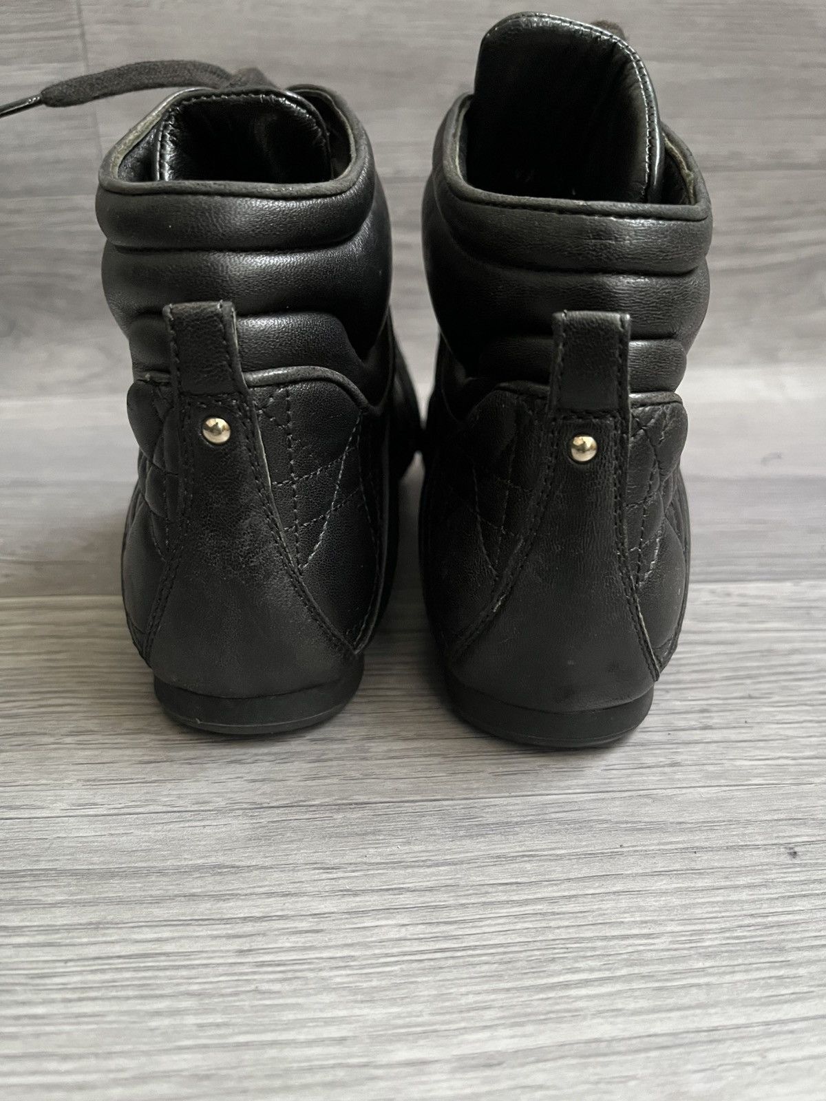 Dior Christian Dior cannage quilted high top sneakers Size US 6 / IT 36 - 7 Thumbnail