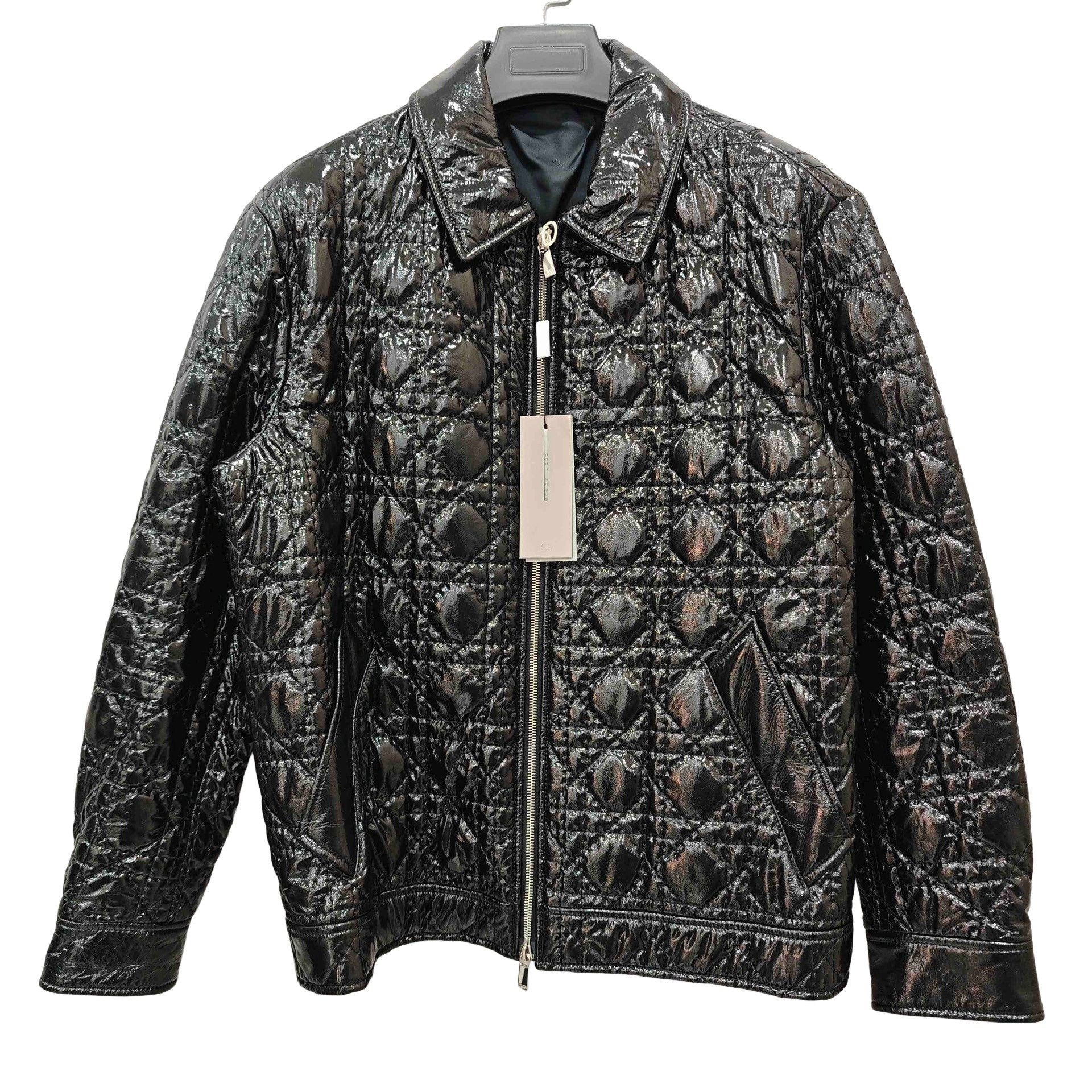 Dior Dior Cannage Quilted Lambskin Jacket 50 Size US M / EU 48-50 / 2 - 1 Thumbnail