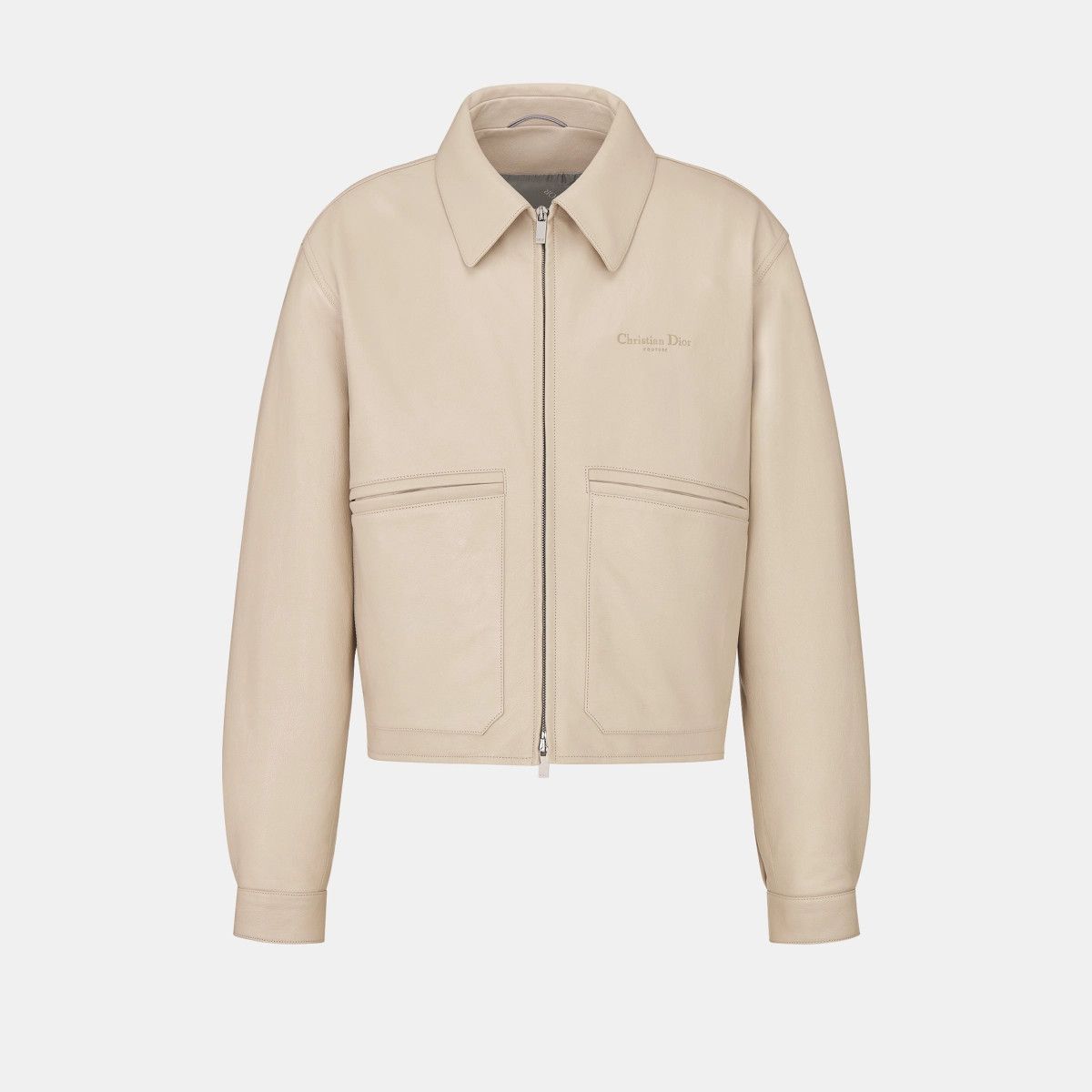 o1bcso1str0226 Couture Zipped Jacket in Beige
