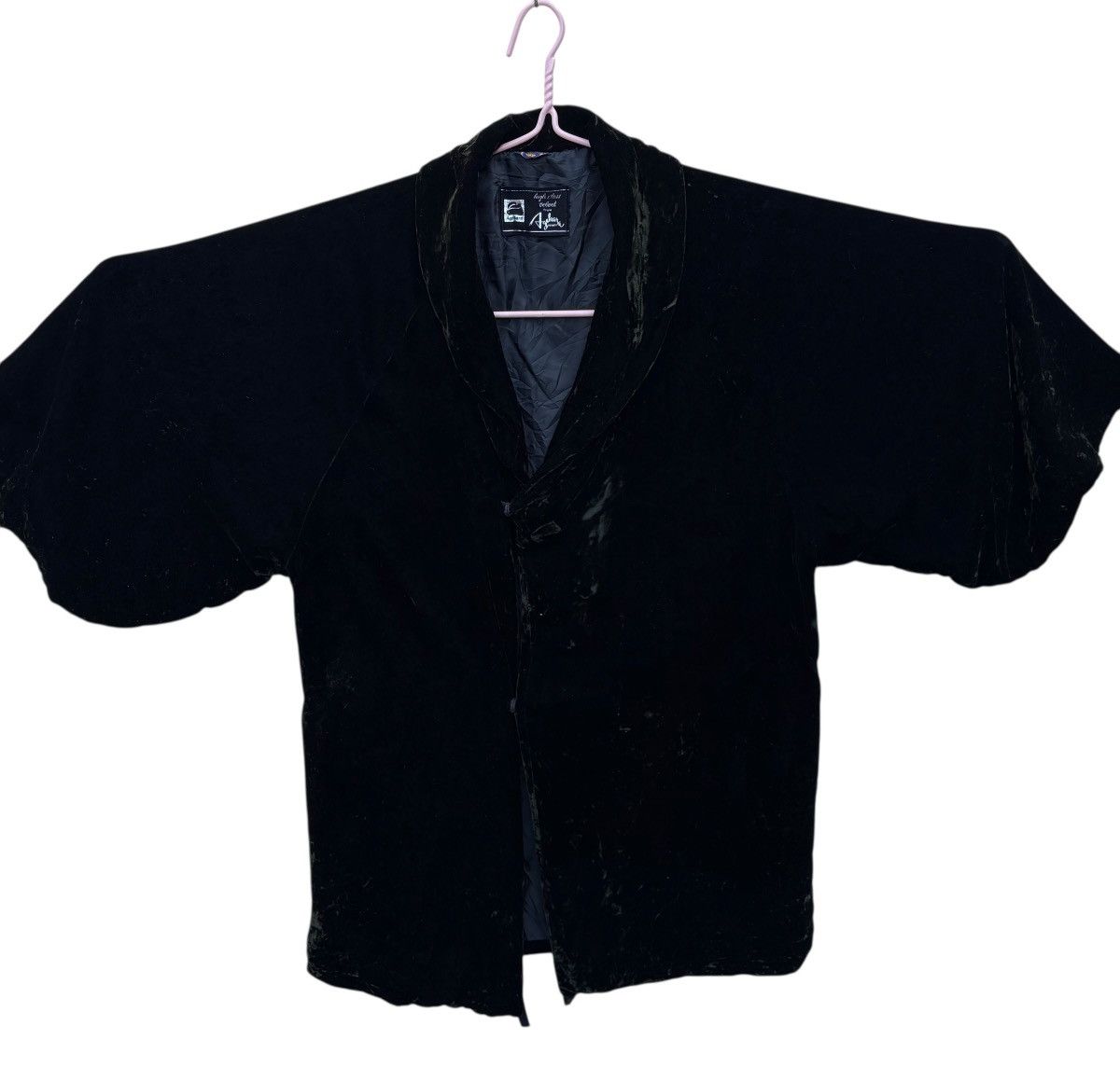 Japanese Brand Vintage Agehara Velvet Kimono Japan Traditional Size US M / EU 48-50 / 2 - 1 Thumbnail