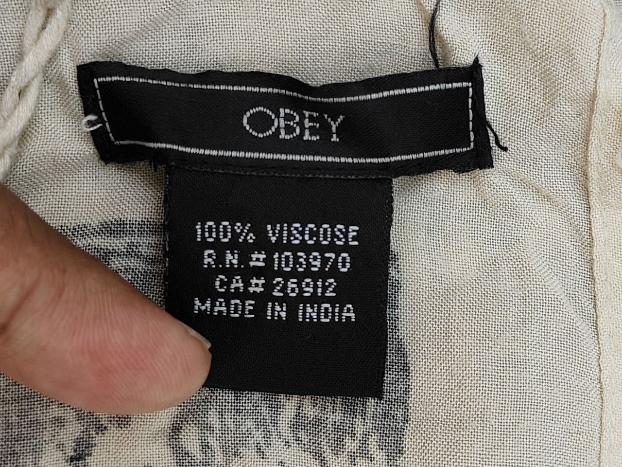 Obey Obey Art Printed Scarf Size ONE SIZE - 2 Thumbnail