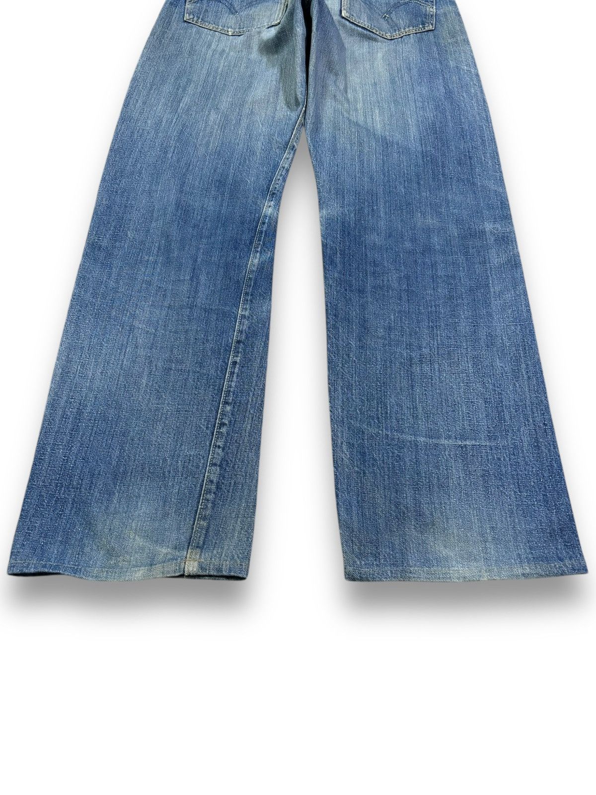 BARNS OUTFITTERS Vintage 90s Barns Japan Selvedge Mud Wash Loose Fit Jeans Size US 32 / EU 48 - 16 Thumbnail
