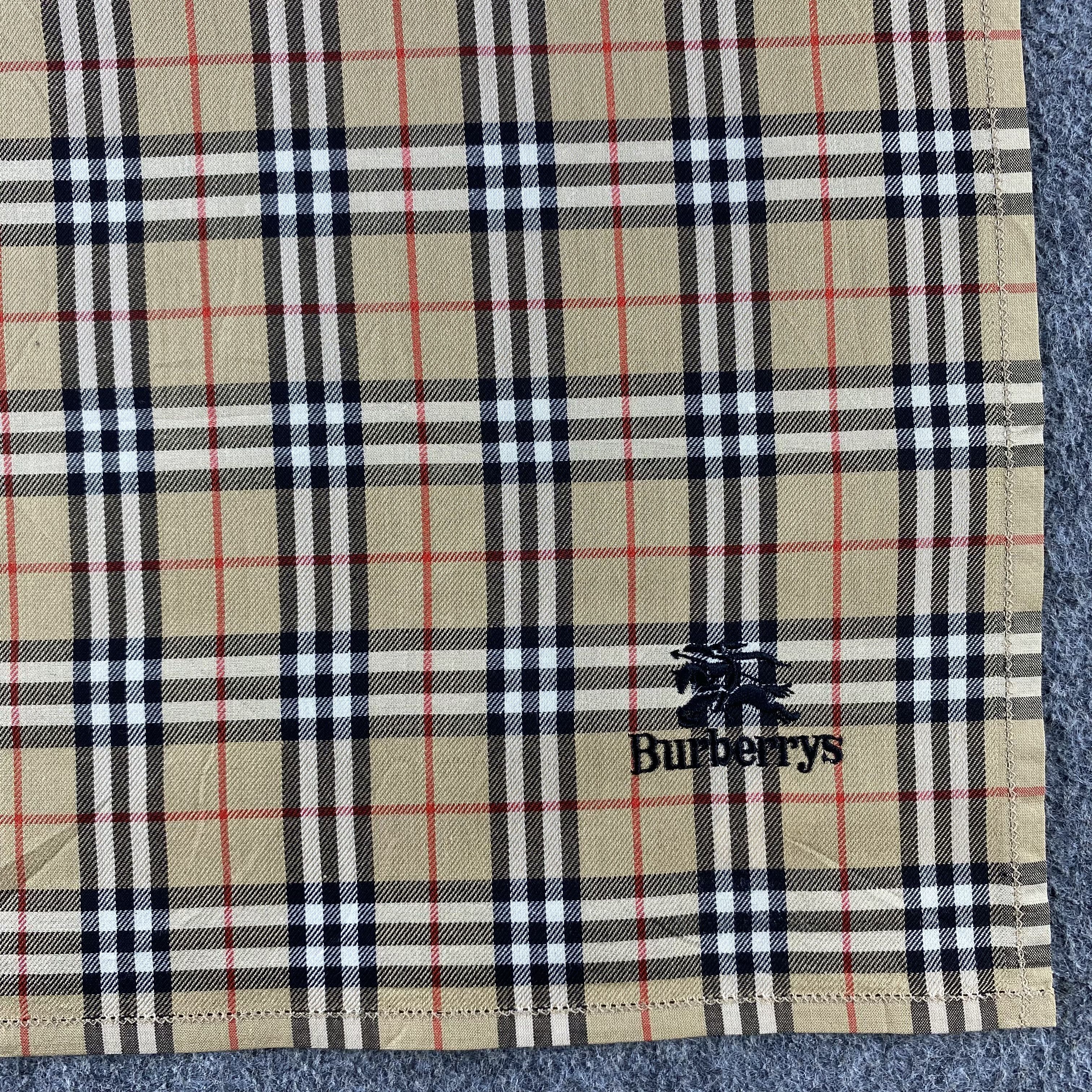 Burberry × Vintage Burberry Handkerchief/Neckerchief/Bandana HC584 Size ONE SIZE - 3 Thumbnail