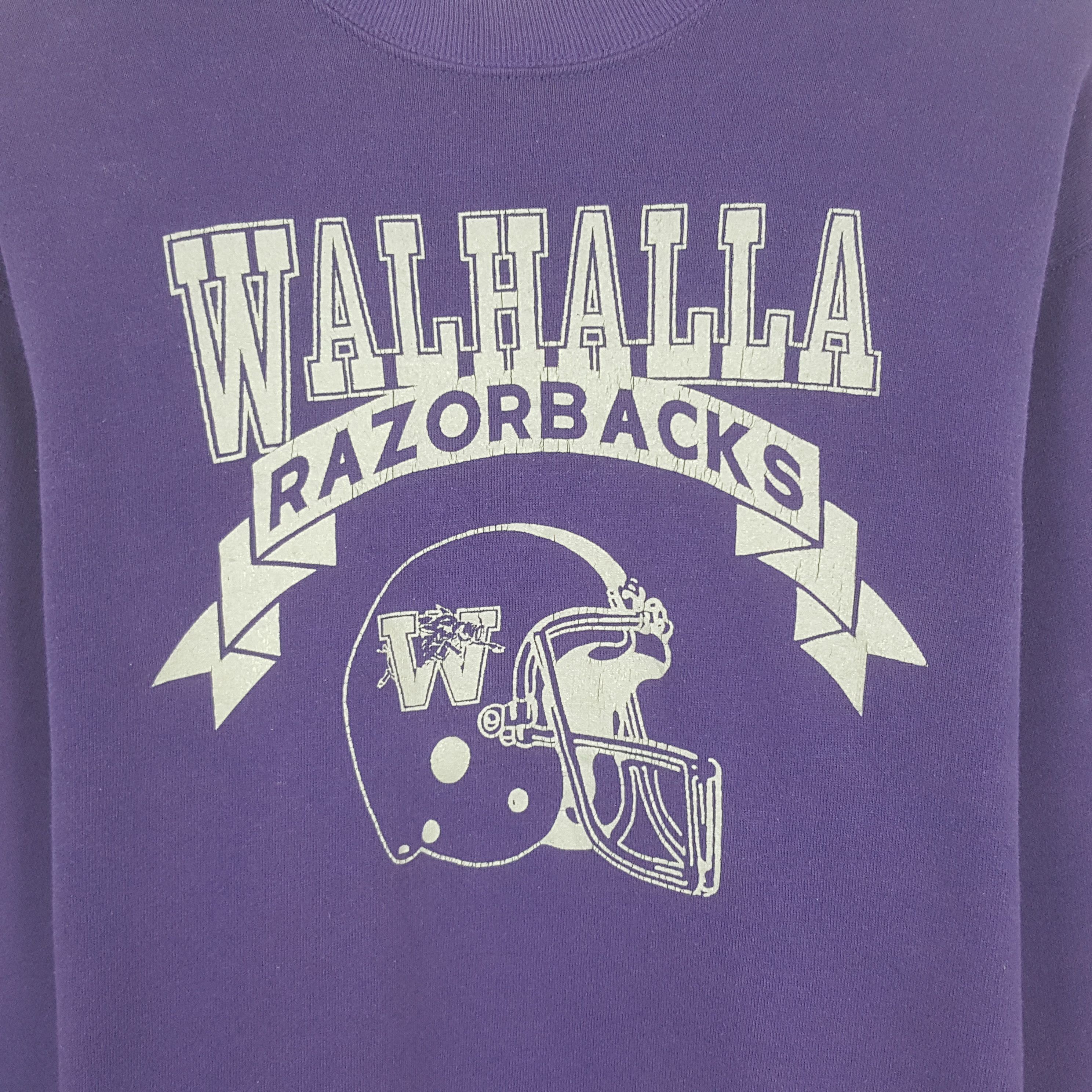 Jerzees × Vintage Vintage Walhalla Razorbacks Sweatshirt Size US M / EU 48-50 / 2 - 2 Thumbnail