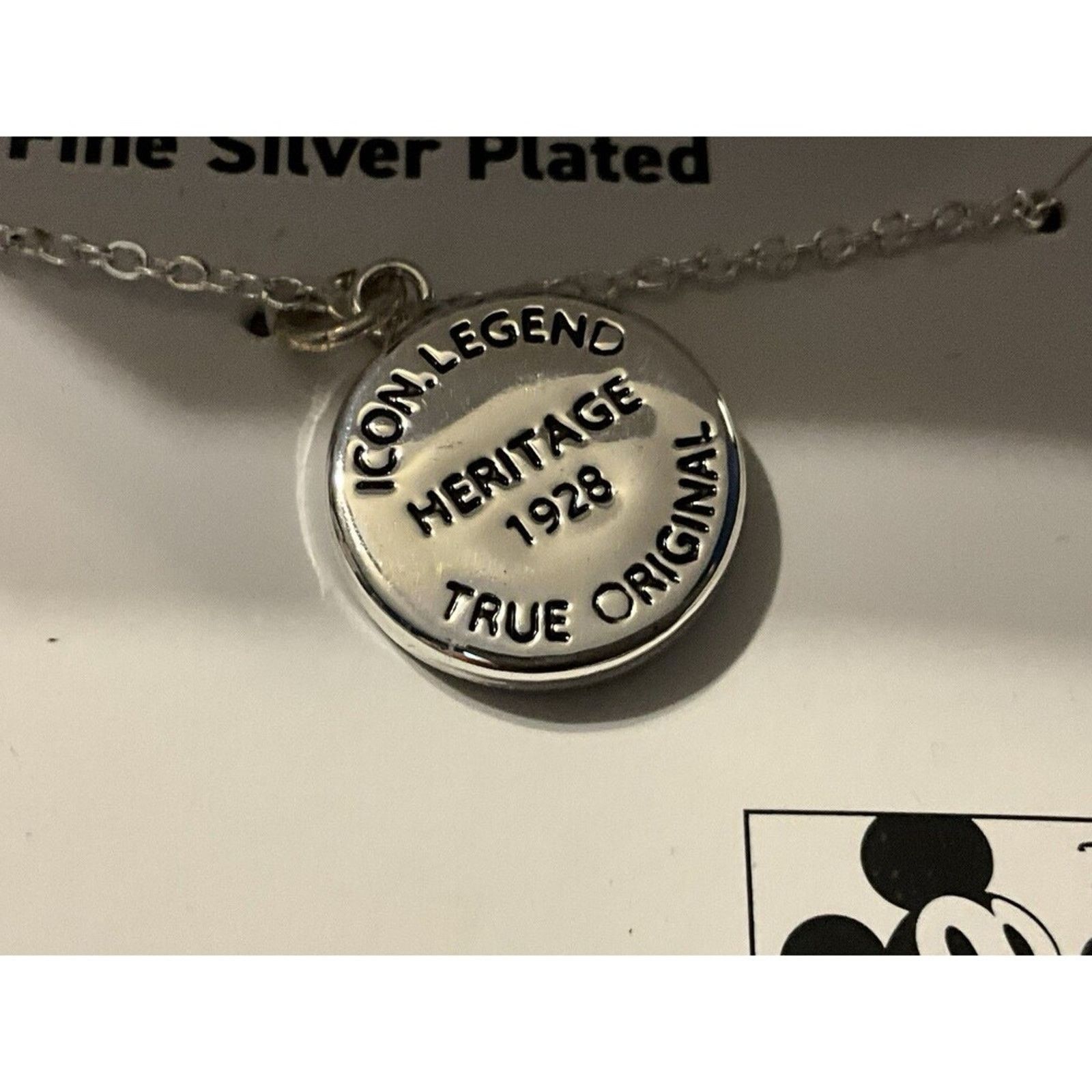 Disney Disney The True Original 90 Year Necklace Fine Silver Plated Size ONE SIZE - 5 Thumbnail