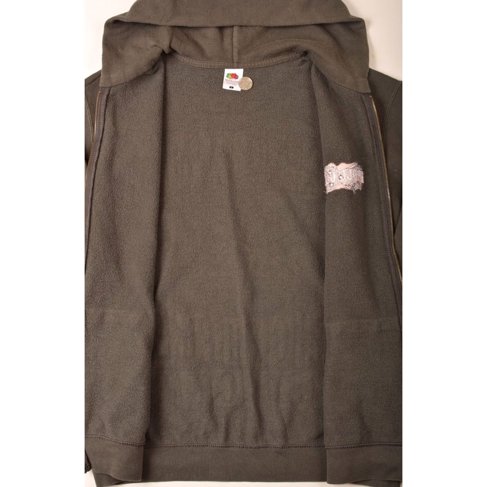 Fruit Of The Loom Fruit of the Loom Proll Guns Satans Prophecy Is Done Vintage Hoodie L Mens Gray 80% Cotton 20% Polyester Size US L / EU 52-54 / 3 - 7 Thumbnail
