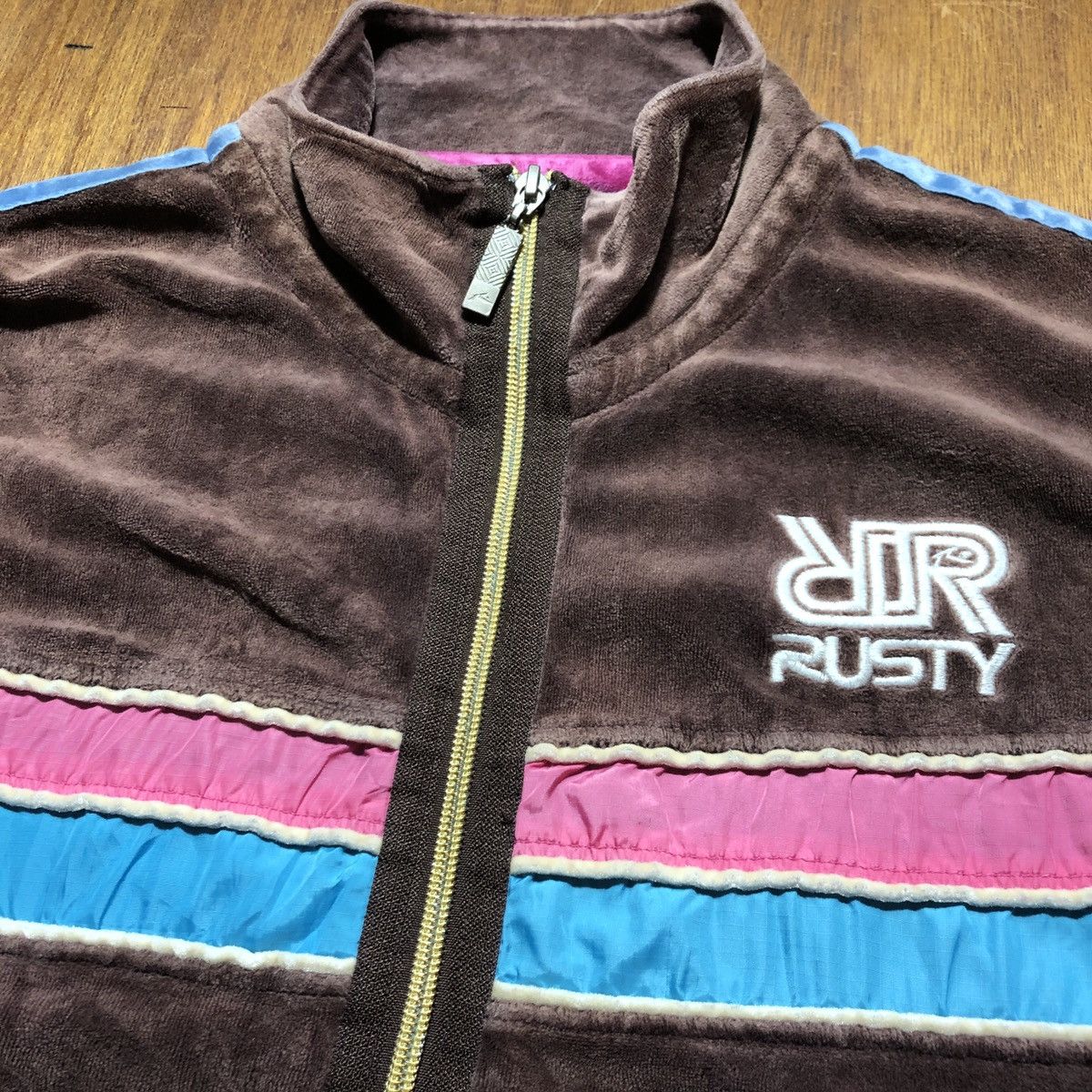 Rusty × Vintage Vintage Y2K Rusty Zipper Sweater Size M / US 6-8 / IT 42-44 - 3 Thumbnail