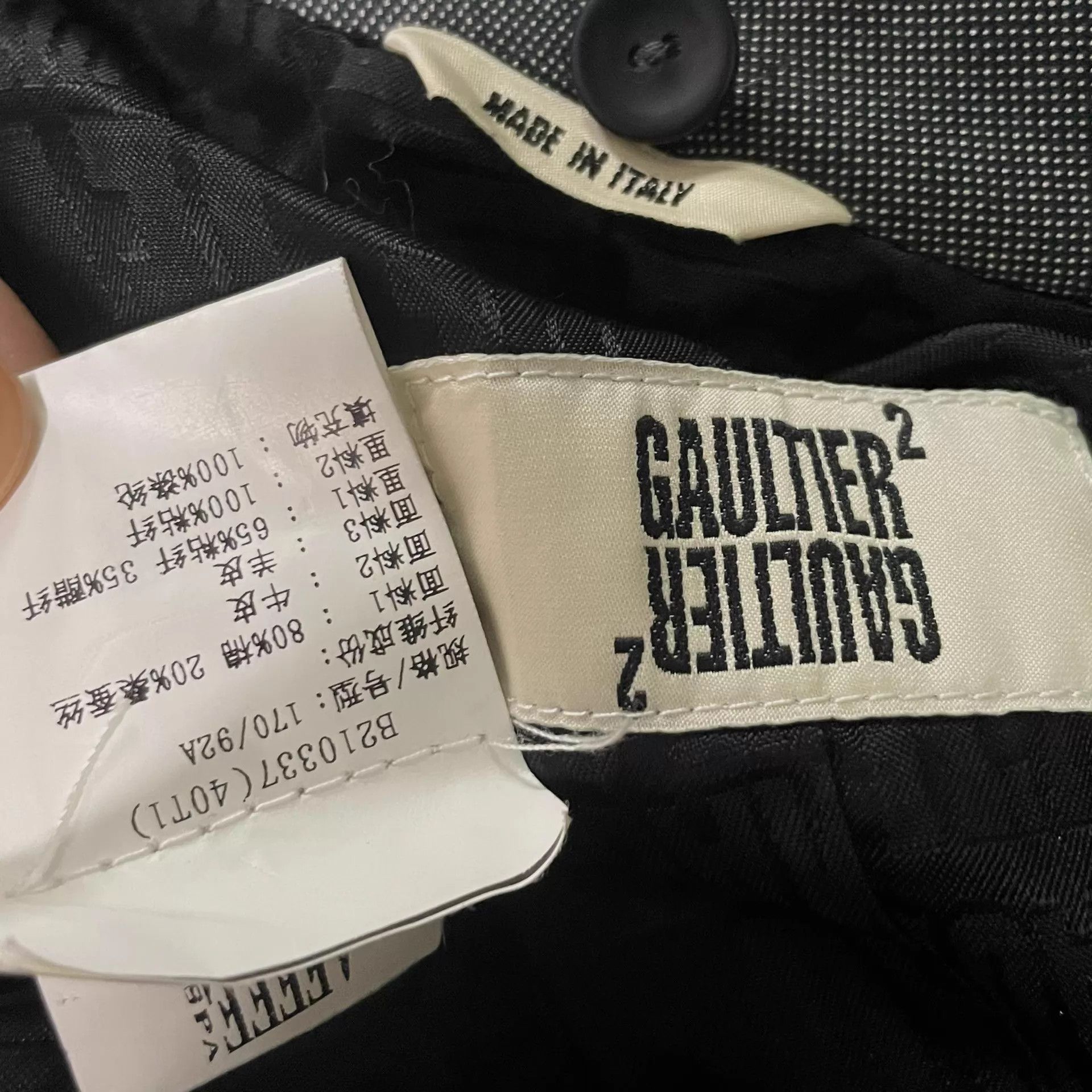 Jean Paul Gaultier Jean Paul Gaultier Mink Fur DB Silk-Cotton Jacket 40 Size US XXS / EU 40 - 7 Thumbnail