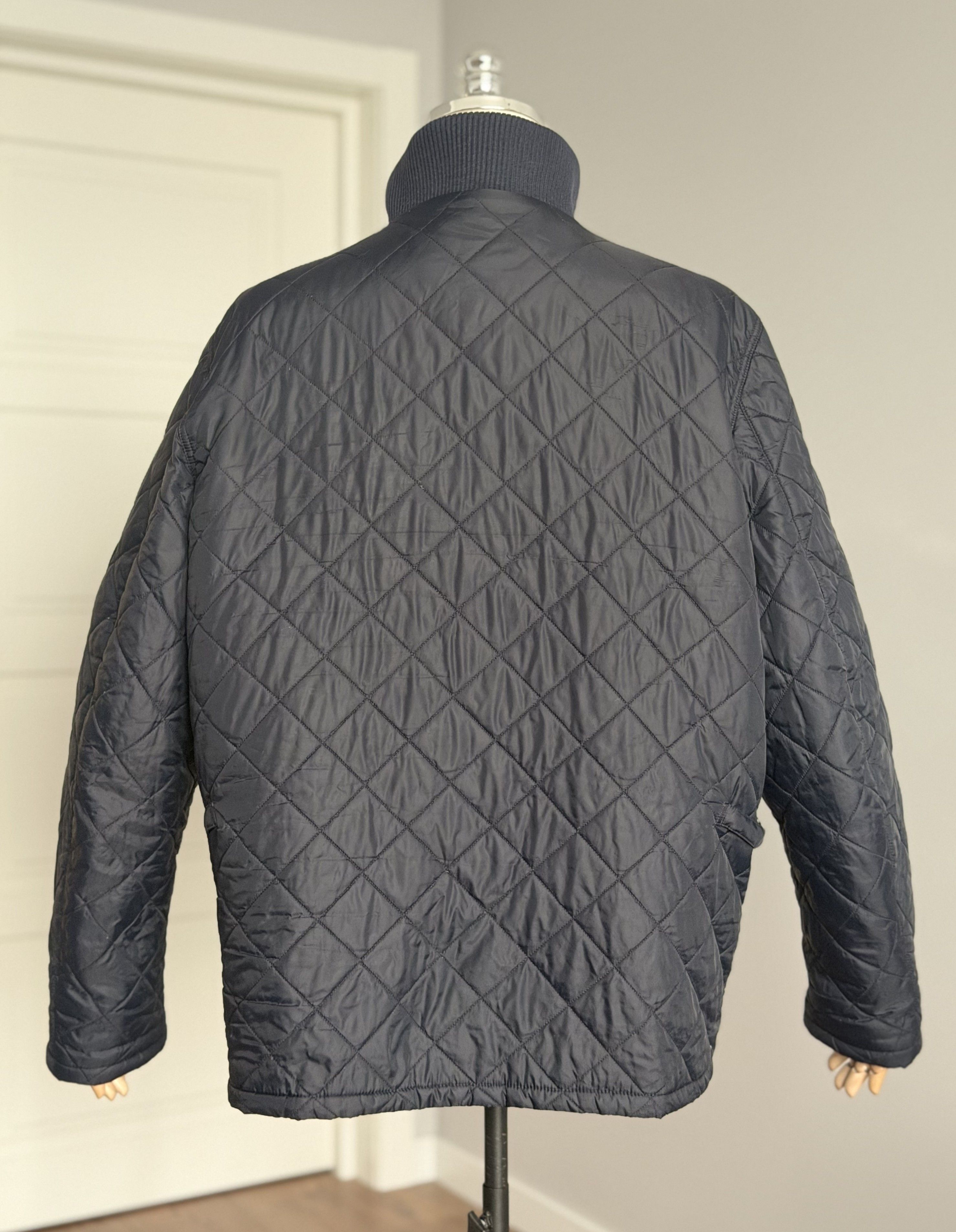 Barbour BARBOUR Chelsea Rib Neck Mens Quilted Jacket Size XXL Navy Size US XXL / EU 58 / 5 - 23 Thumbnail