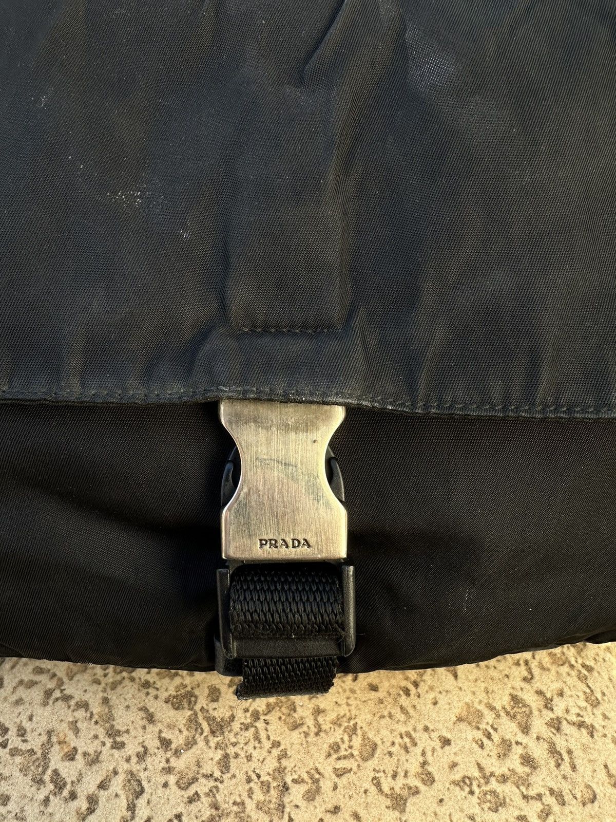 Prada Prada Nylon Bag Messenger Black Size ONE SIZE - 8 Thumbnail