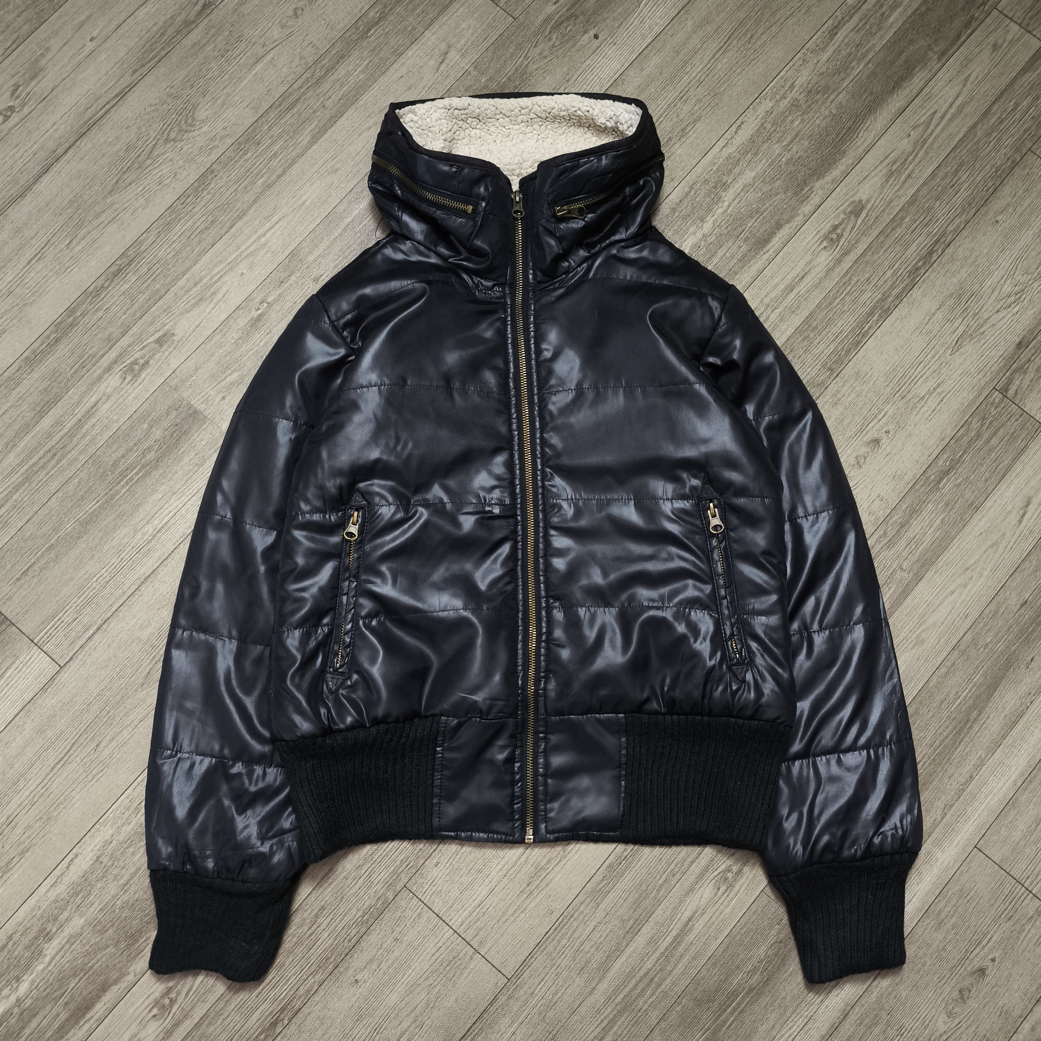 Le Grande Bleu (L.G.B.) 2000s Japanese brand Sorridere Sherpa Collar Size US M / EU 48-50 / 2 - 2 Thumbnail