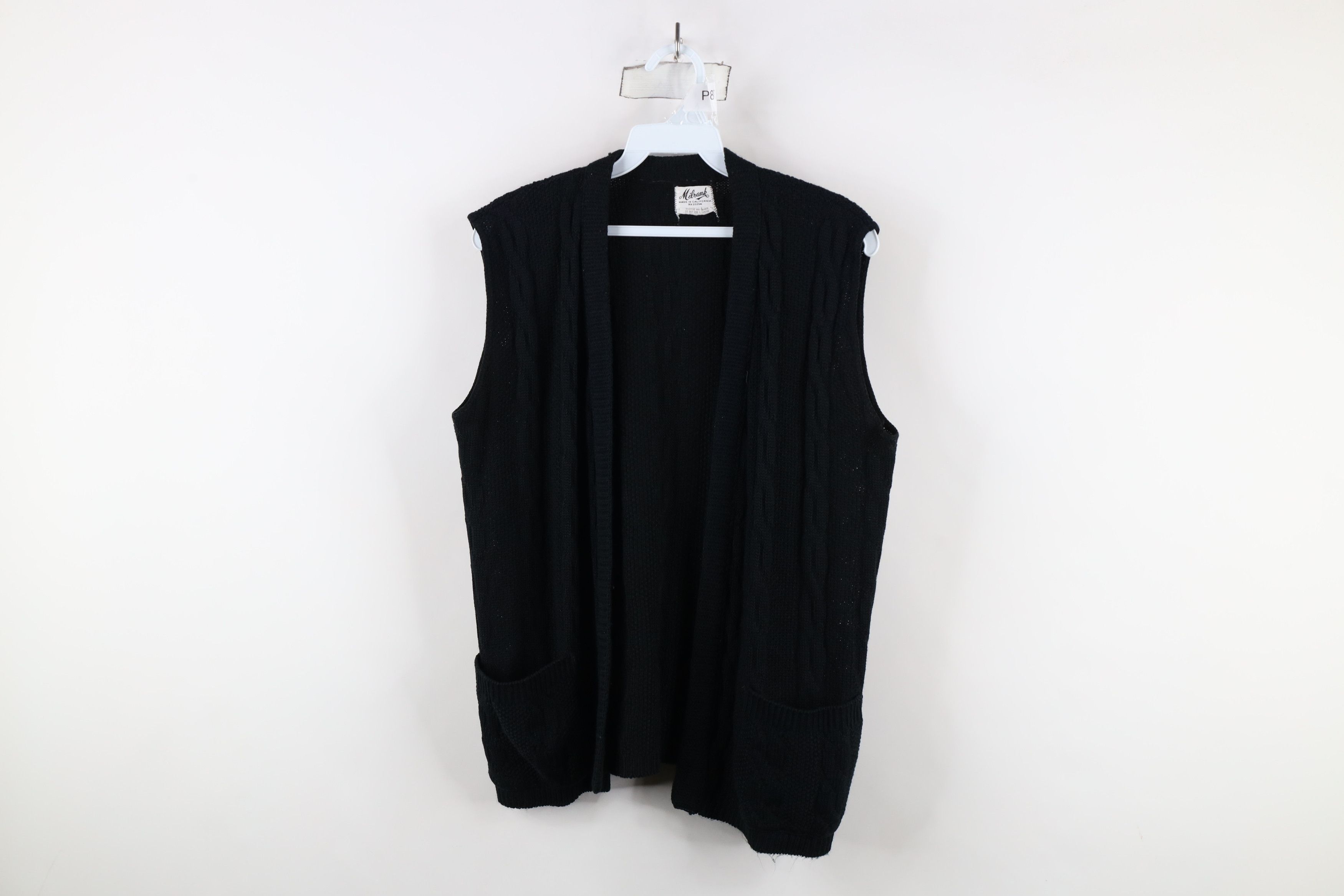 Vintage Vintage 50s 60s Streetwear Cardigan Chunky Knit Sweater US Size M / US 6-8 / IT 42-44 - 1 Thumbnail