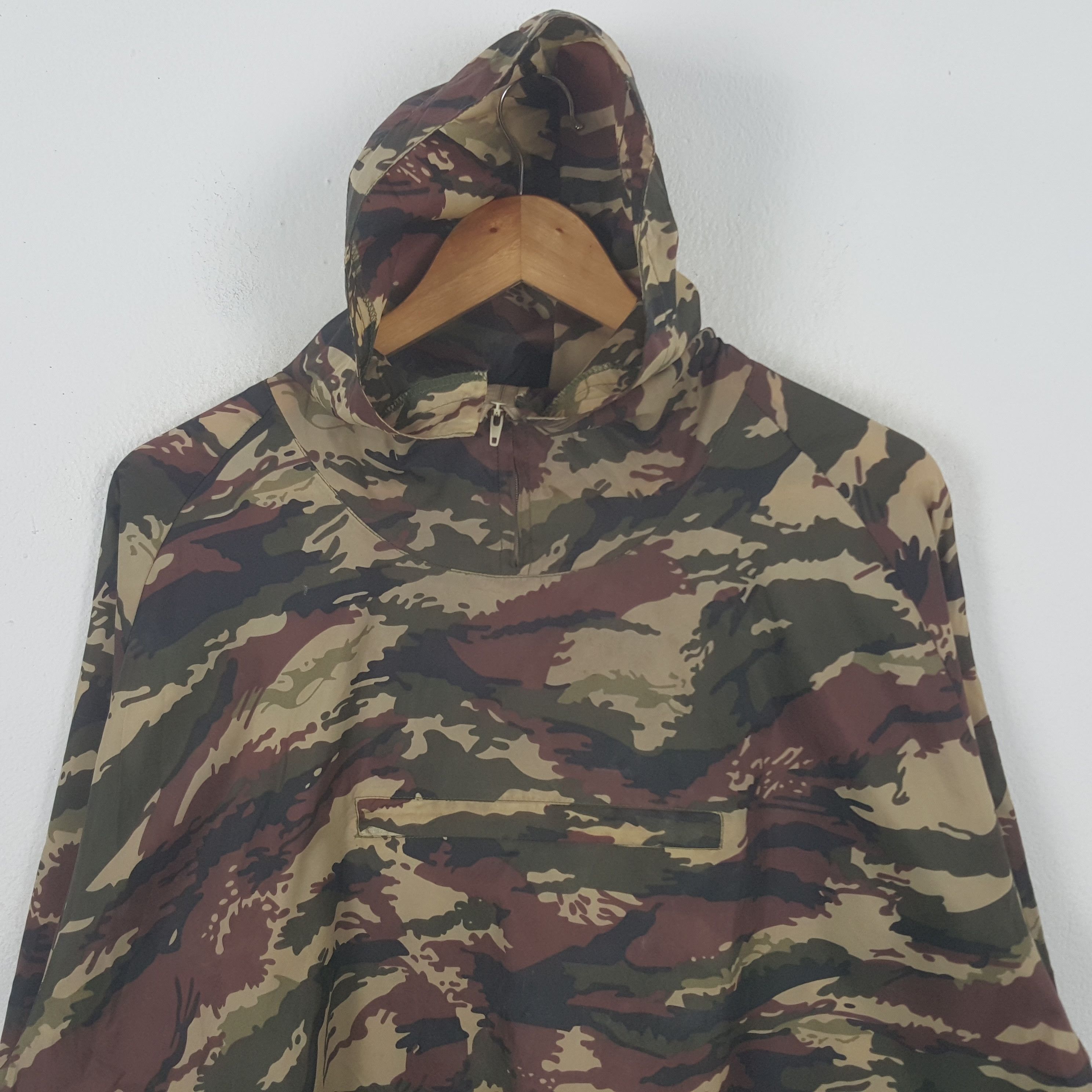 Other Vintage Military Windbreaker Baggy Hoodie Camo Style RR21 Size US XXL / EU 58 / 5 - 2 Thumbnail