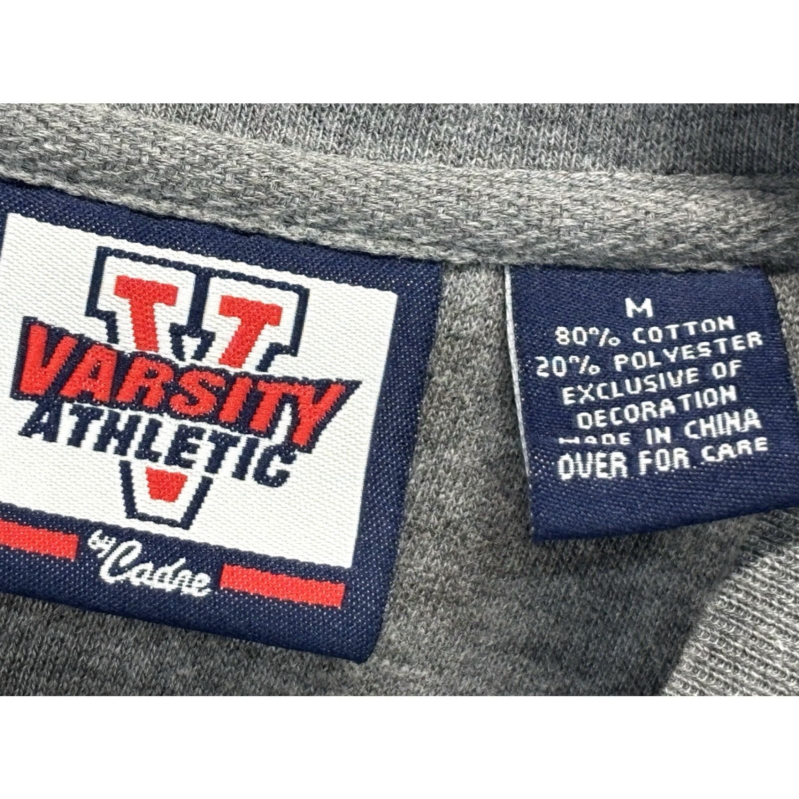 Vintage UMASS Minutemen Sweatshirt Men’s M Grey Crew Neck Varsity Athletic Graphic Sports Pullover Shirt Mens Size US M / EU 48-50 / 2 - 5 Thumbnail