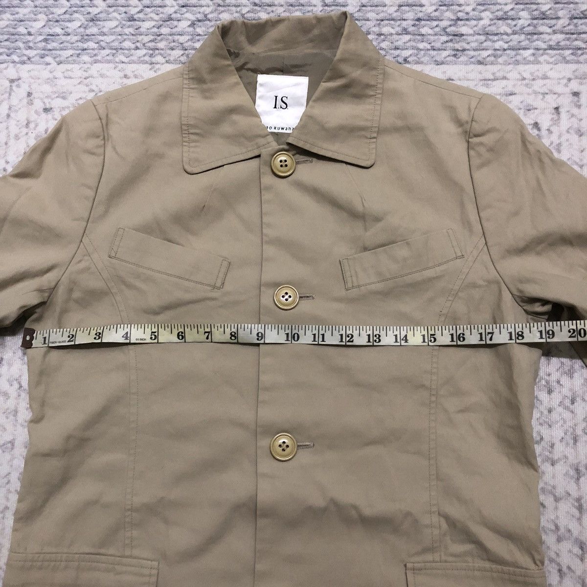 Issey Miyake × Japanese Brand Rare Distressed I.S. Sunao Kuwahara Long Jacket Size US XS / EU 42 / 0 - 18 Thumbnail