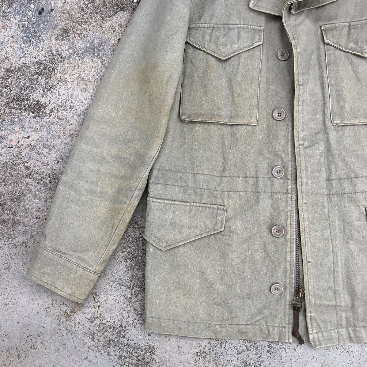 Eddie Bauer Vintage Eddie Bauer Sun Faded M65 Elbow Leather Patch Jacket Size US XS / EU 42 / 0 - 4 Thumbnail